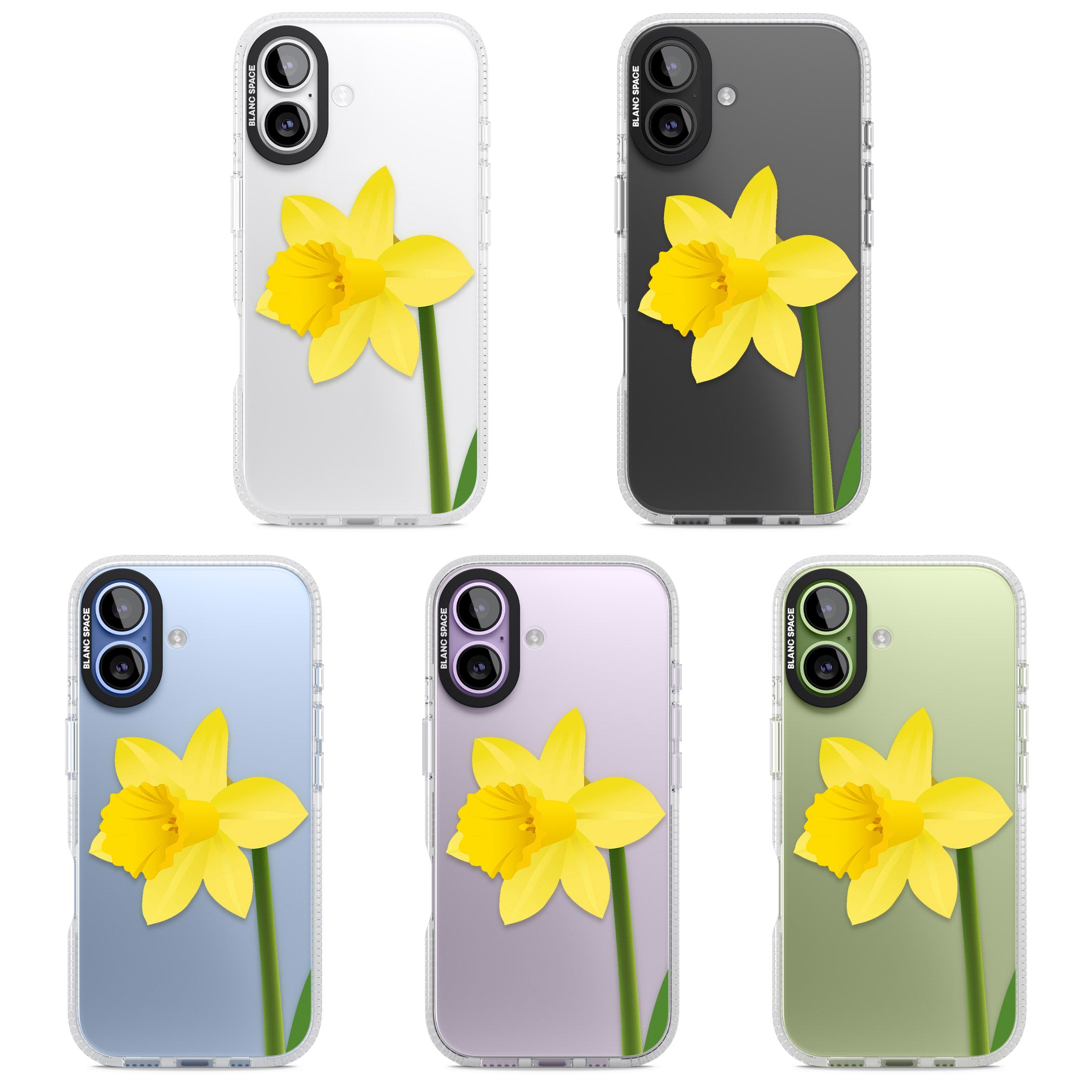 Daffodil iPhone 17 Impact Air Clear Phone Case APT Impact Protection