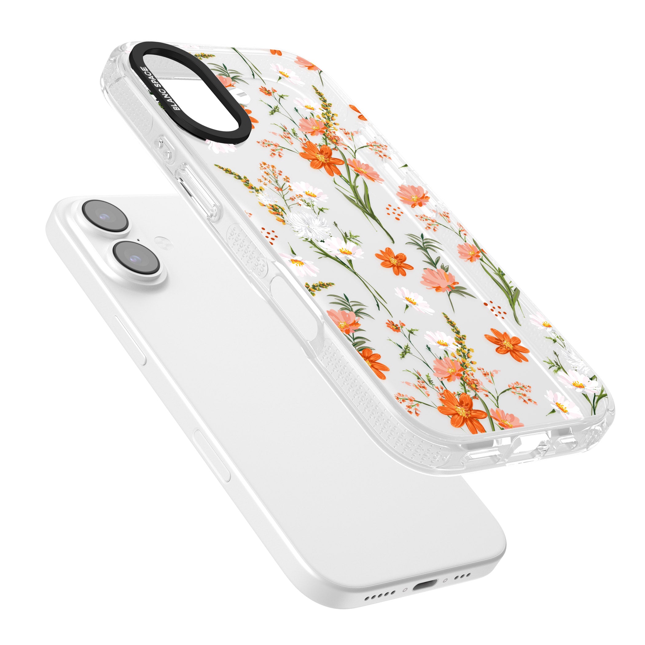 Sunset Wildflowers iPhone 17 Impact Air Clear Phone Case Colours
