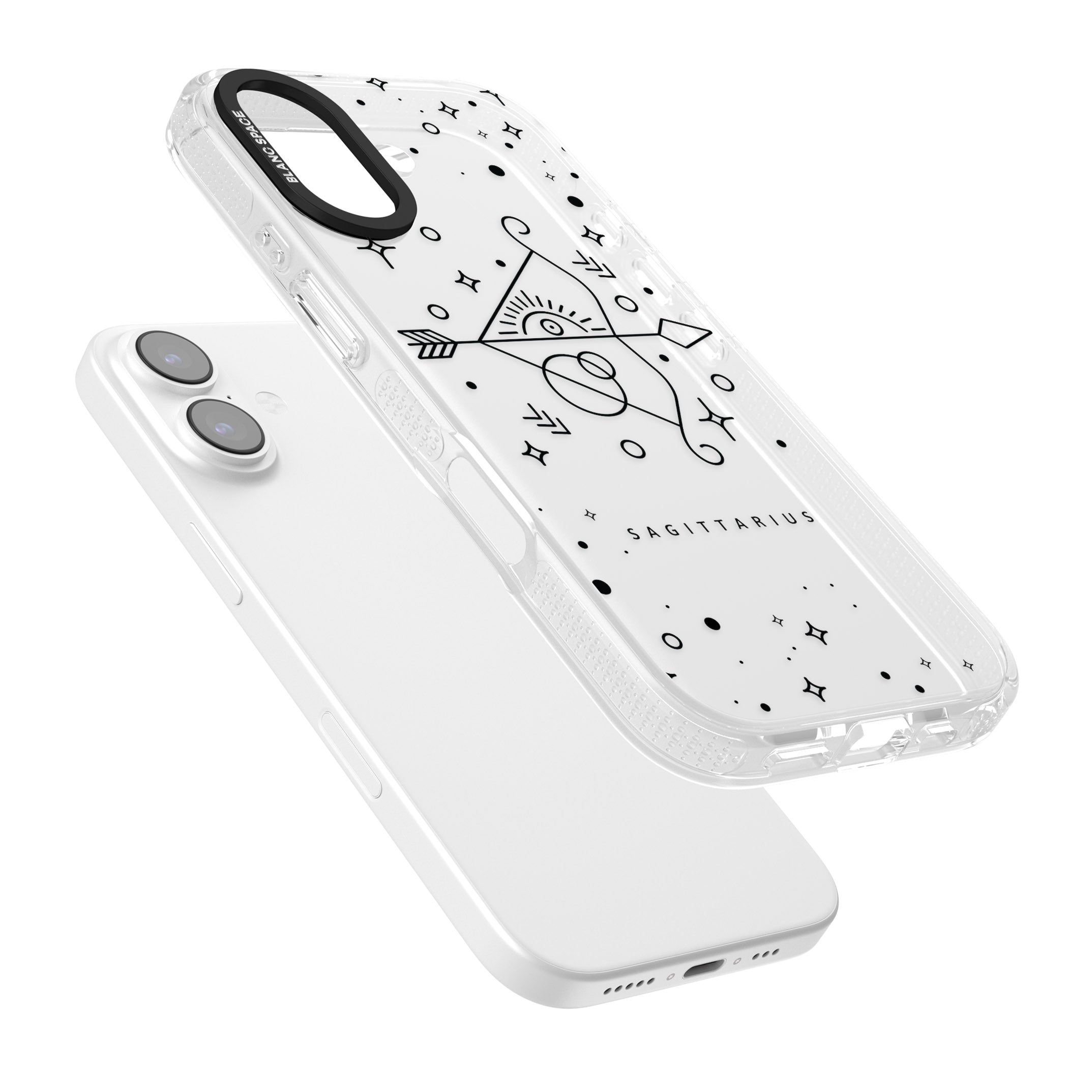 Sagittarius Arcane iPhone 17 Impact Air Clear Phone Case Colours