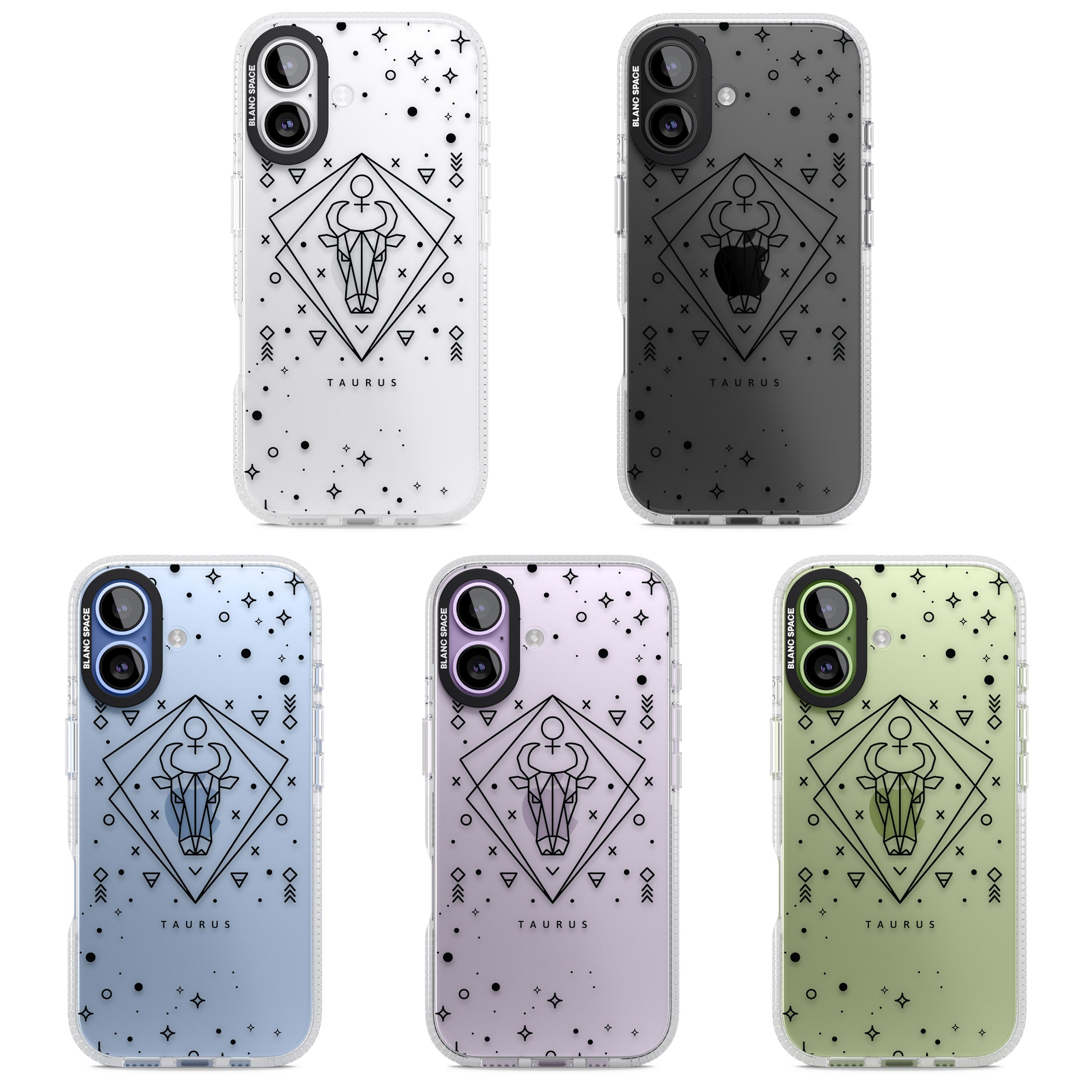 Taurus Emblem iPhone 17 Impact Air Clear Phone Case APT Impact Protection