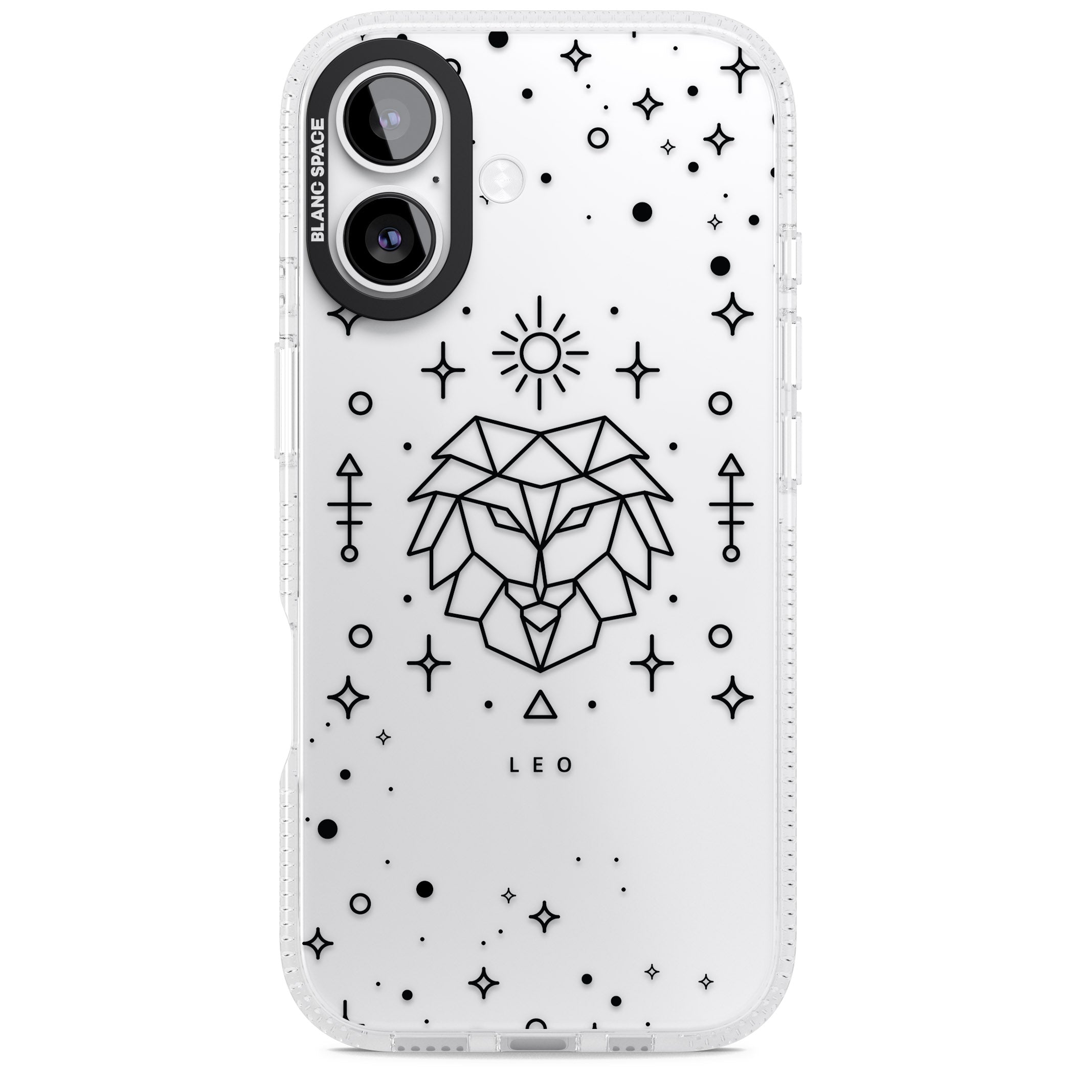 Leo Zodiac iPhone 17 Impact Air Clear Phone Case