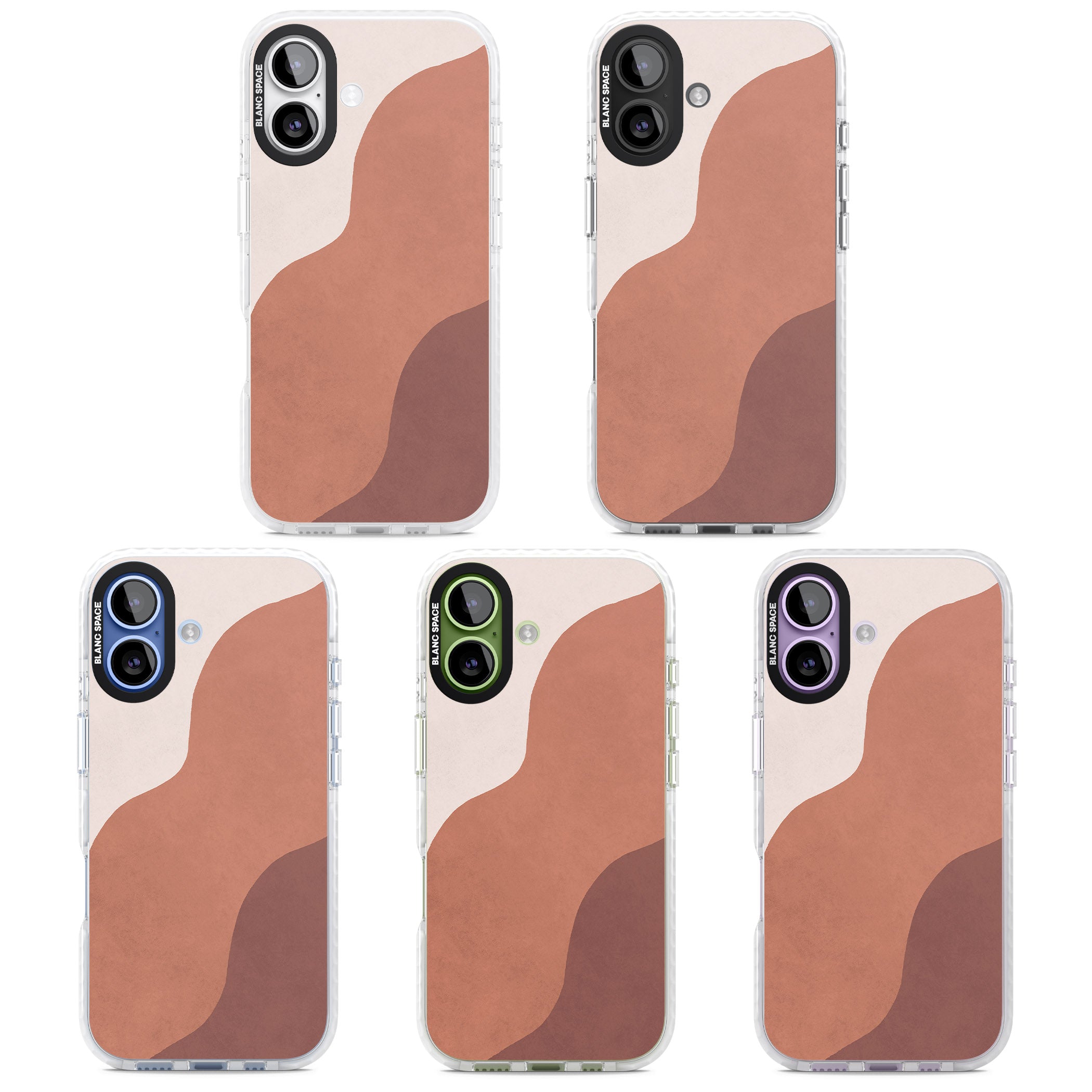 Lush Abstract Watercolour Design #3 iPhone 17 Impact Clear Phone Case APT Impact Protection