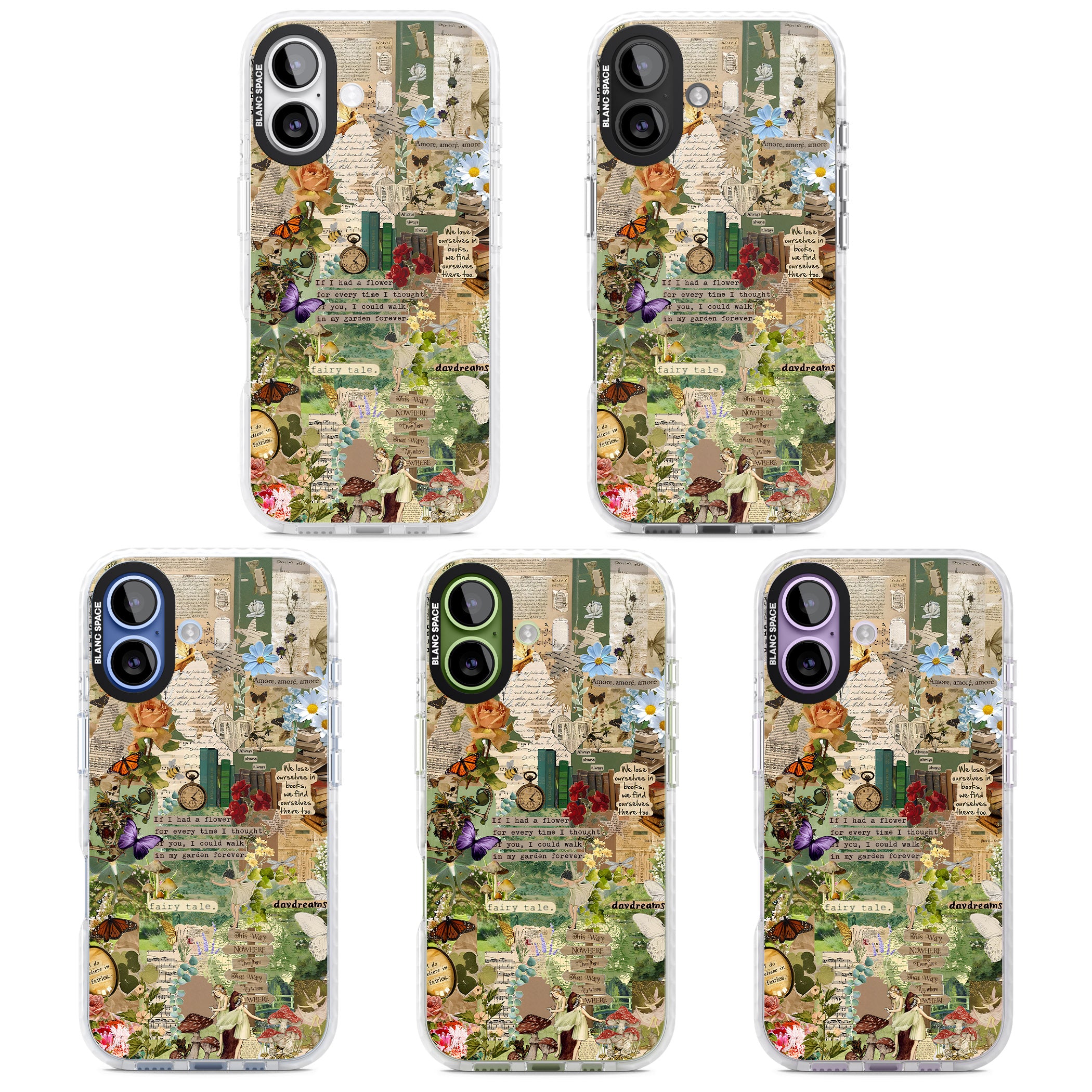 Enchanted Collage iPhone 17 Impact Clear Phone Case APT Impact Protection