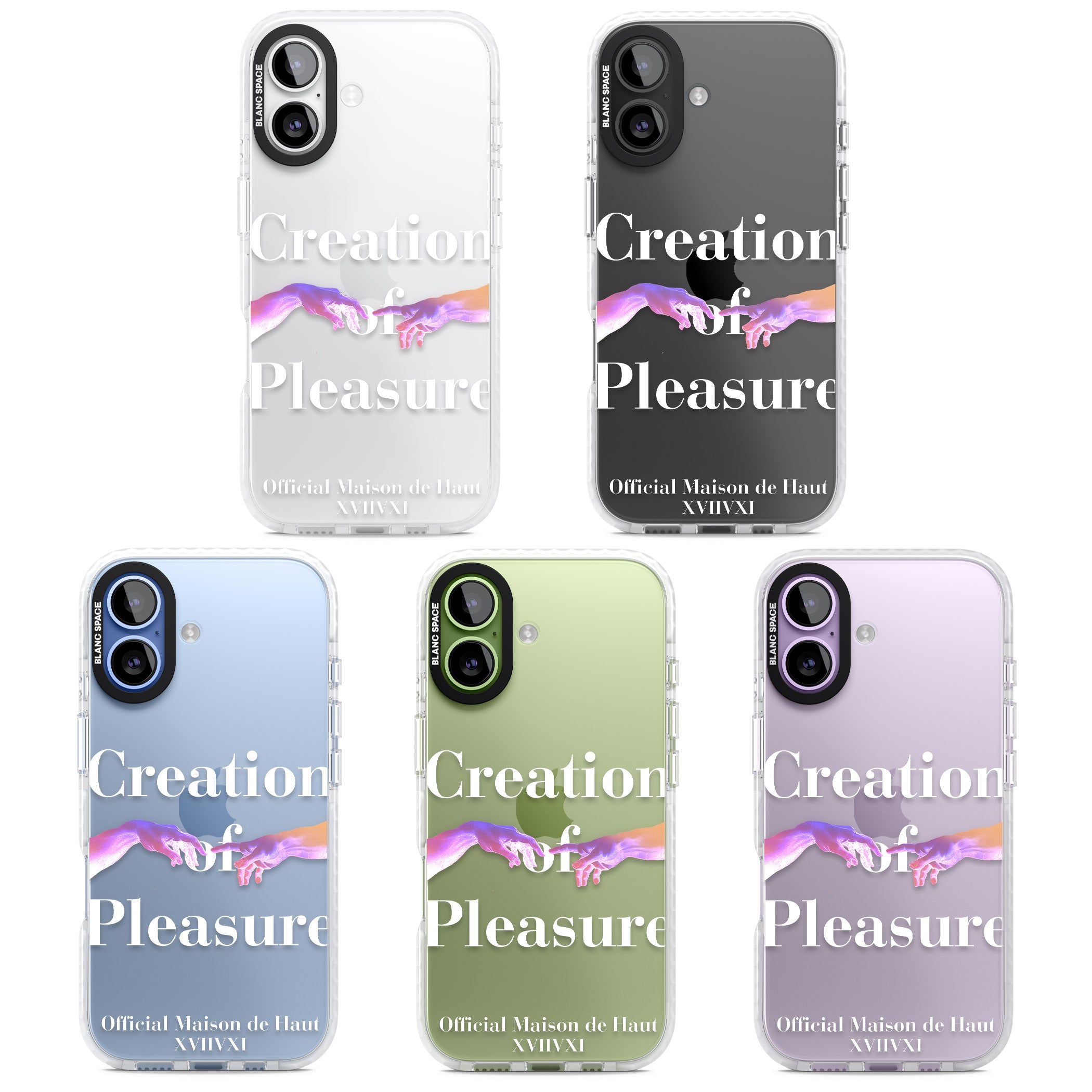 Creation Of Pleasure iPhone 17 Impact Clear Phone Case APT Impact Protection