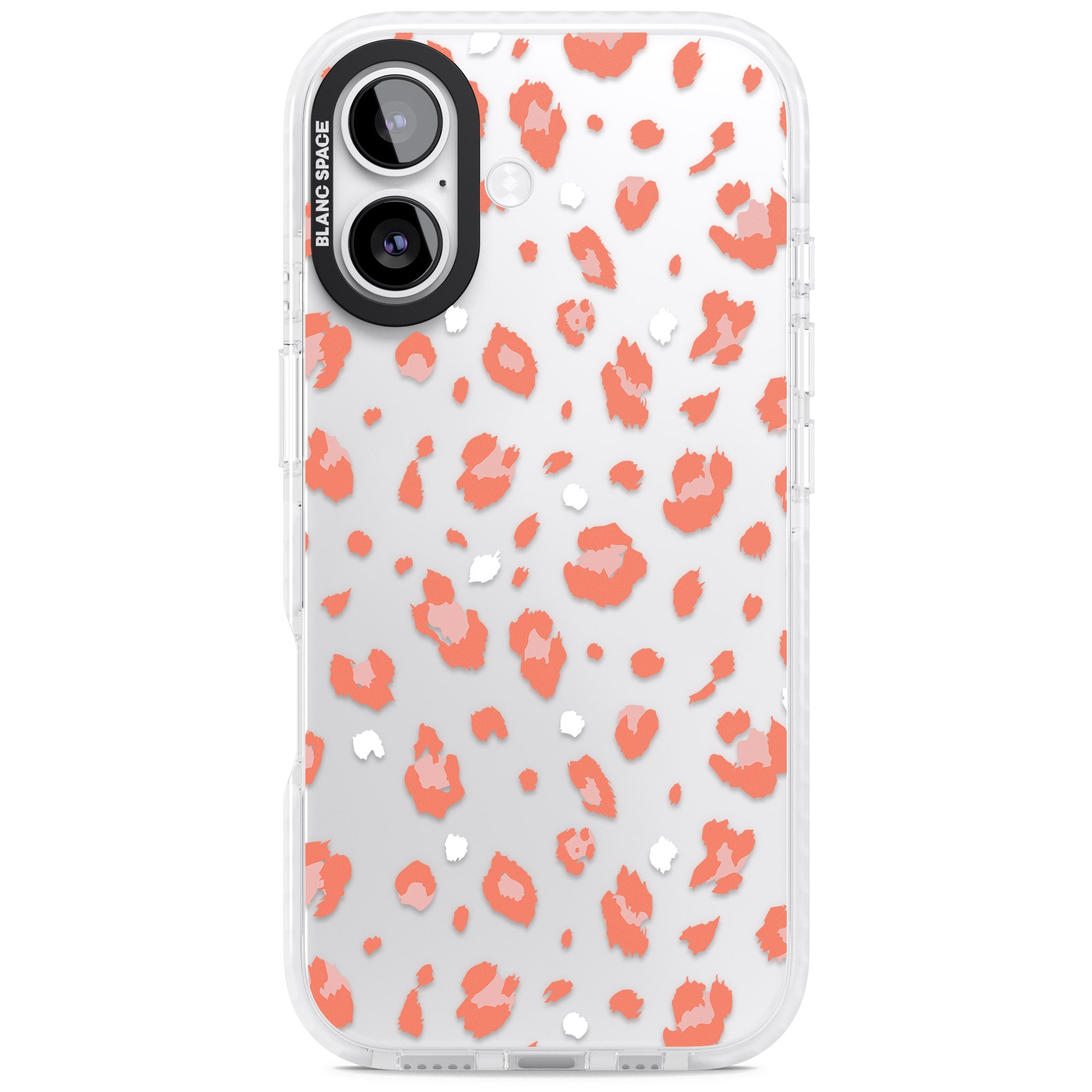 Two Colour Jaguar Transparent Animal Print iPhone 17 Impact Clear Phone Case