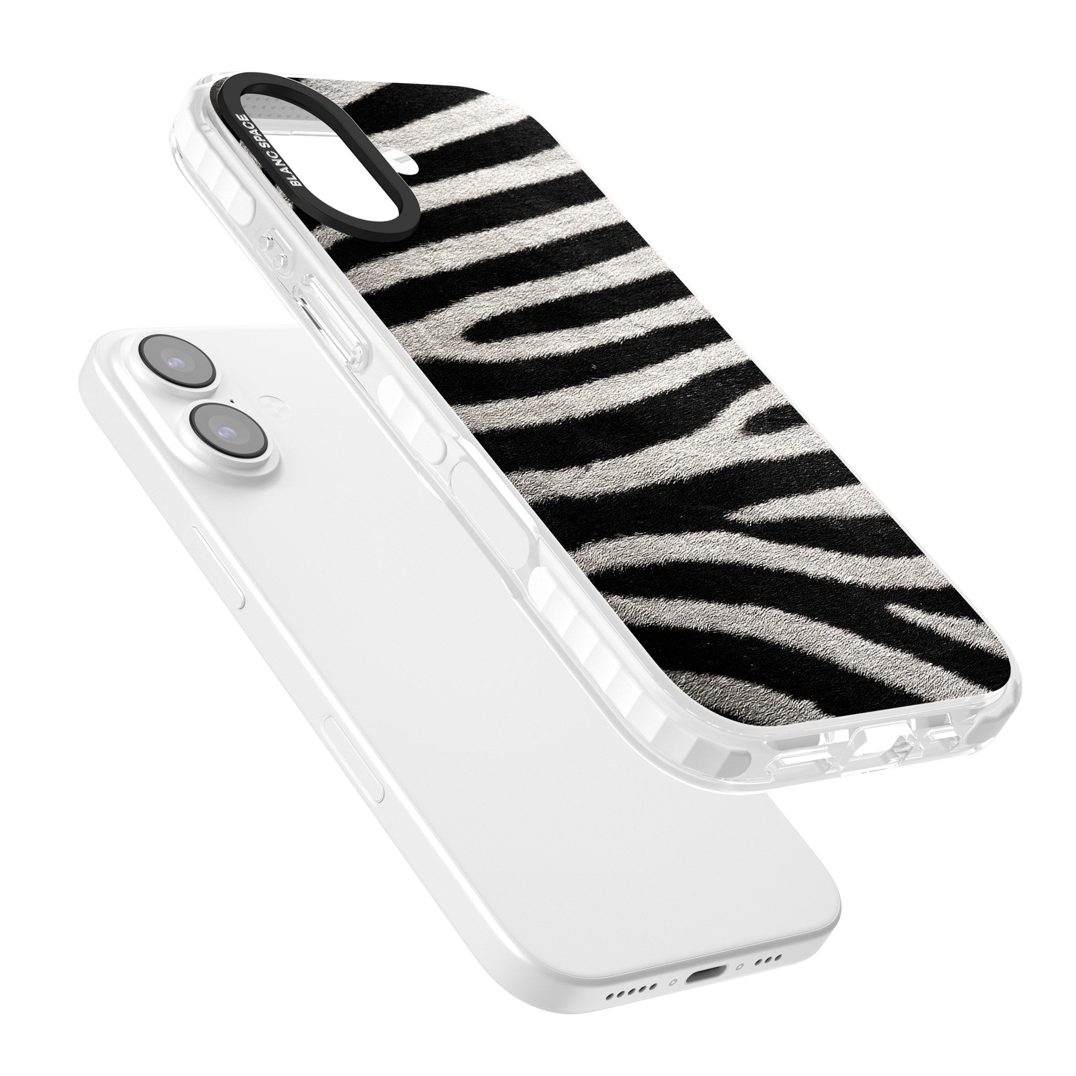 Zebra Print iPhone 17 Impact Clear Phone Case Colours