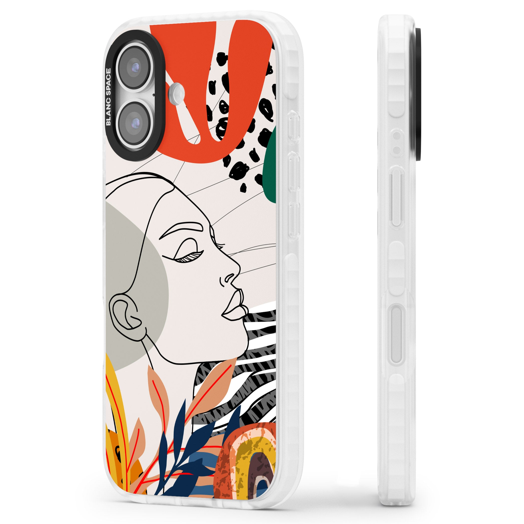 Girl Gone Wild iPhone 17 Impact Clear Phone Case Side Profile
