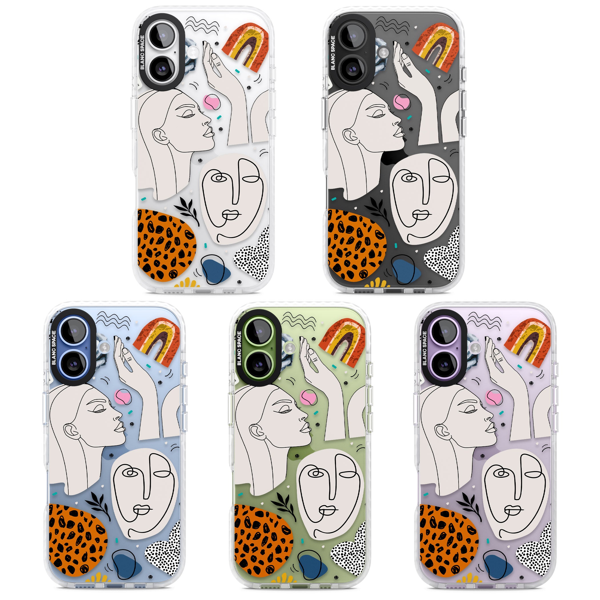 Artistic Expression Scrapbook iPhone 17 Impact Clear Phone Case APT Impact Protection