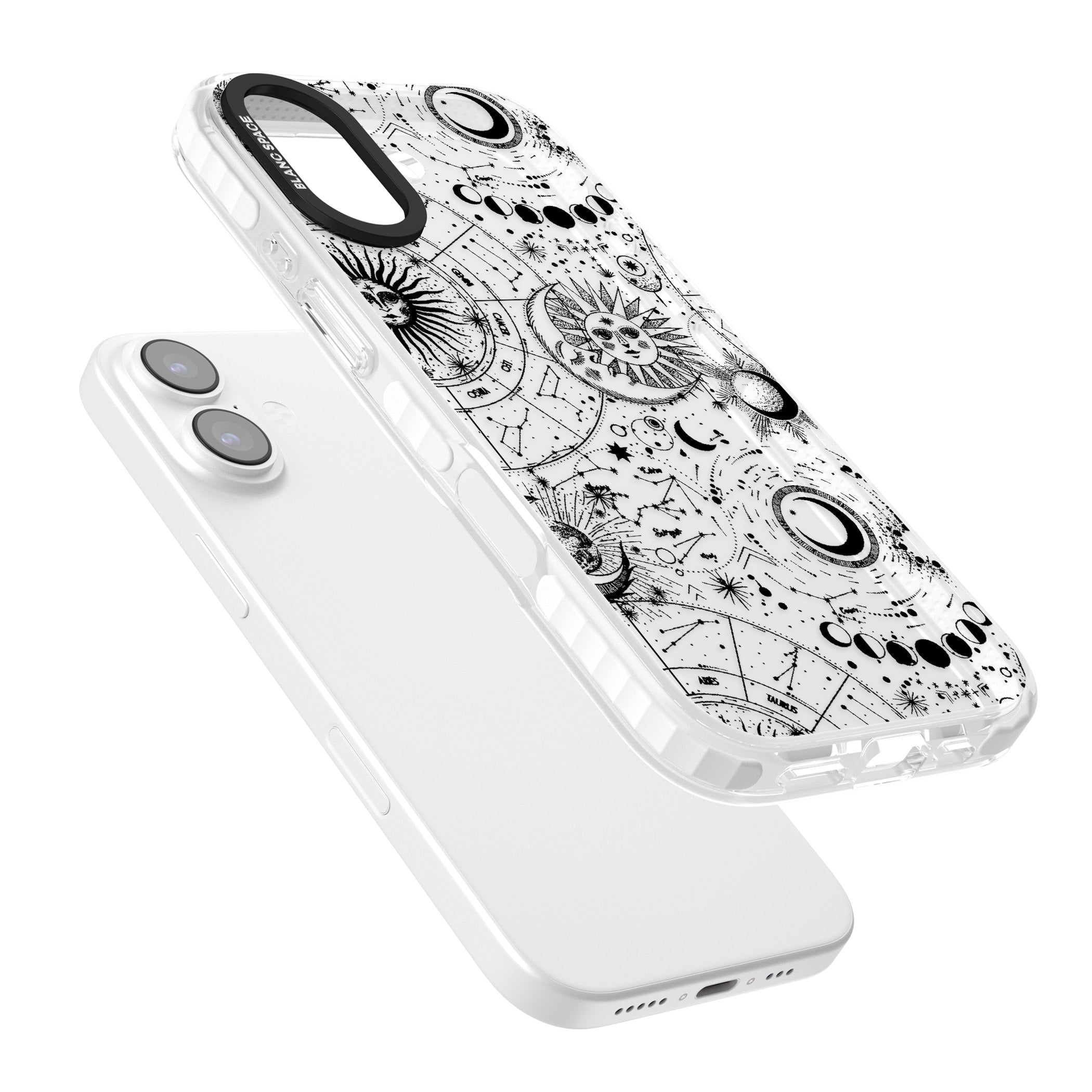 Celestial Zodiac iPhone 17 Impact Clear Phone Case Colours