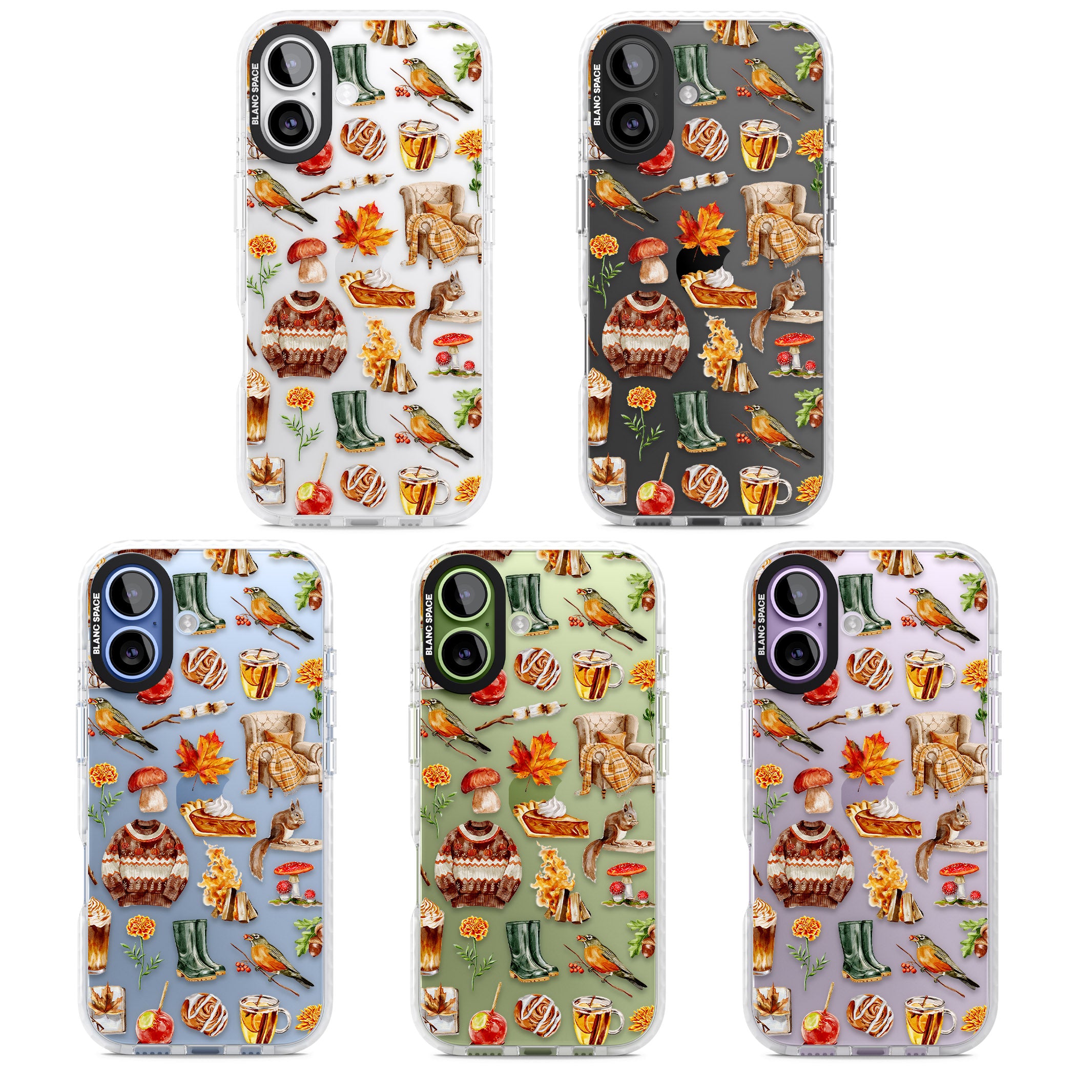 Cozy Autumn Aesthetic iPhone 17 Impact Clear Phone Case APT Impact Protection