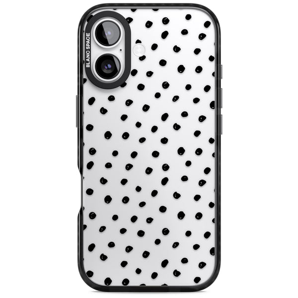 Messy Black Dot Pattern