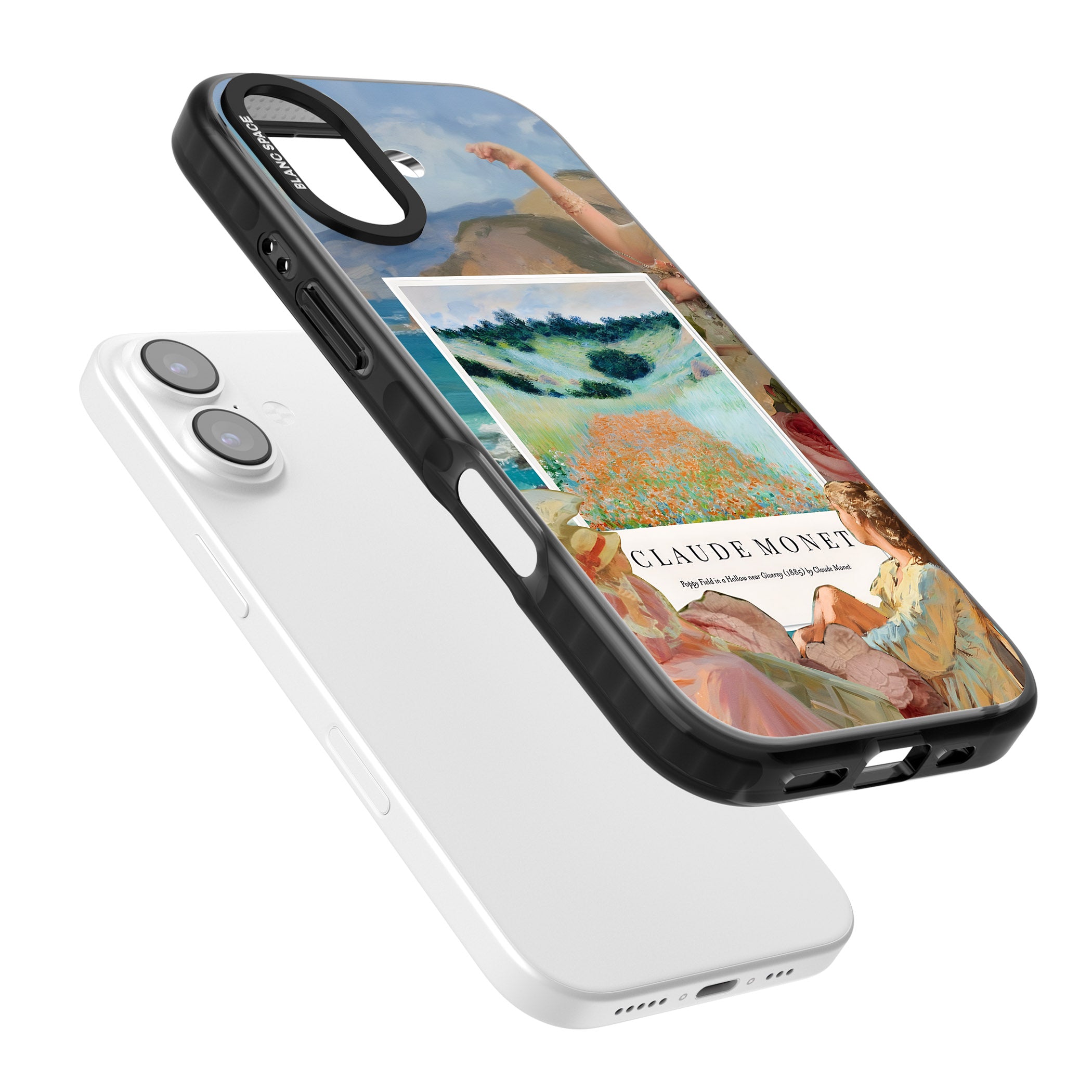 Monet Poppy Field iPhone 17 Impact Black Phone Case Colours