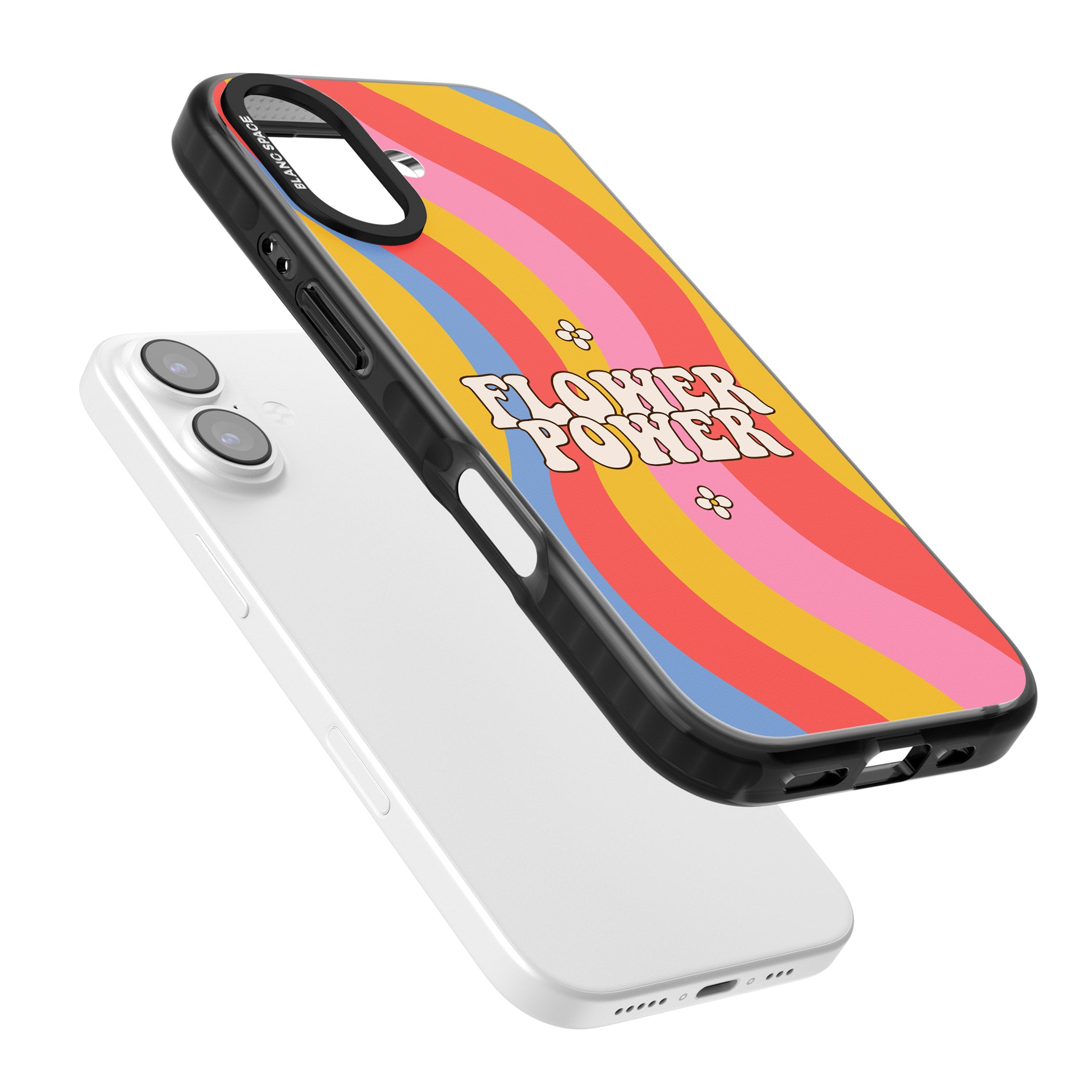 Melting Flower Power iPhone 17 Impact Black Phone Case Colours
