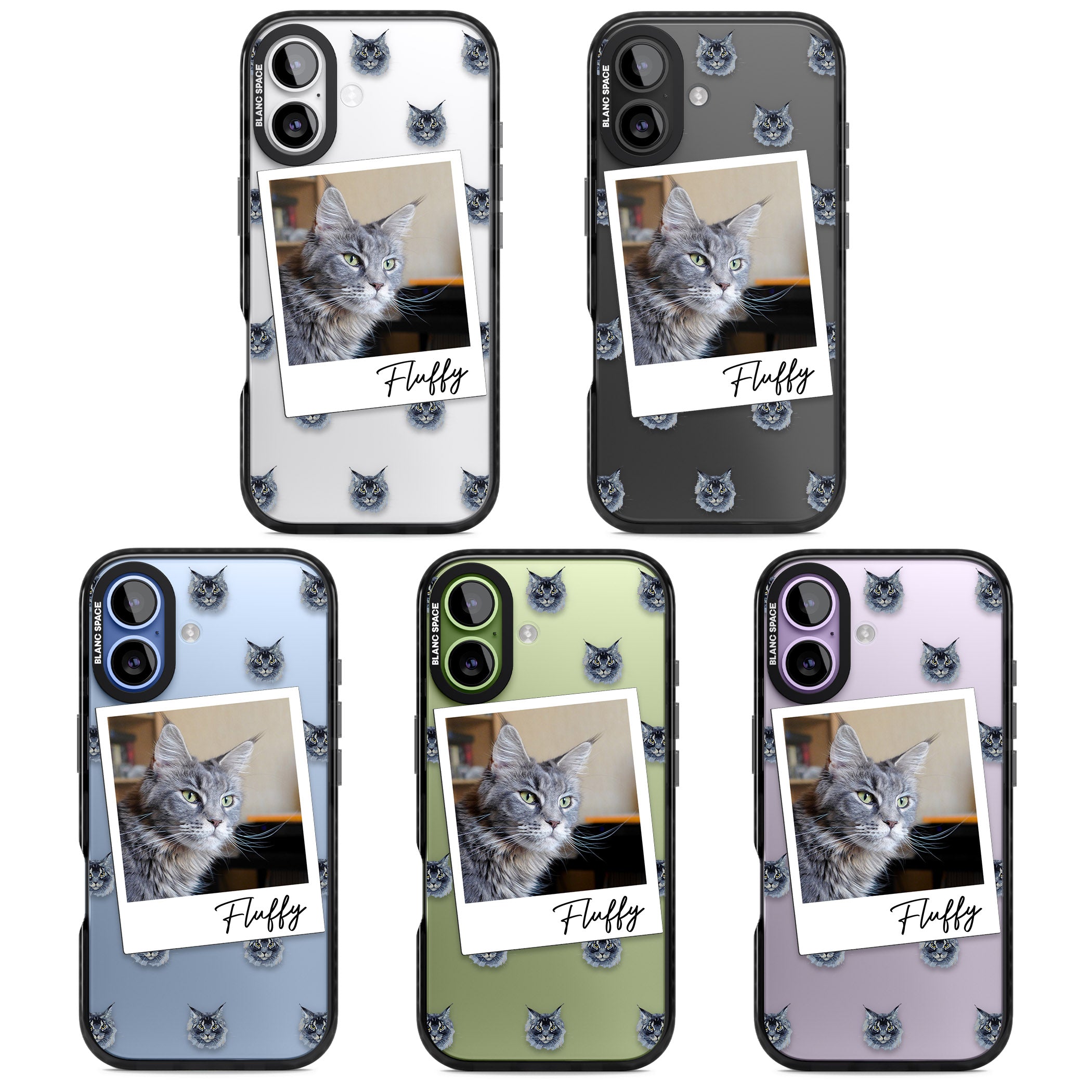Personalised Maine Coon Photo iPhone 17 Impact Black Phone Case APT Impact Protection
