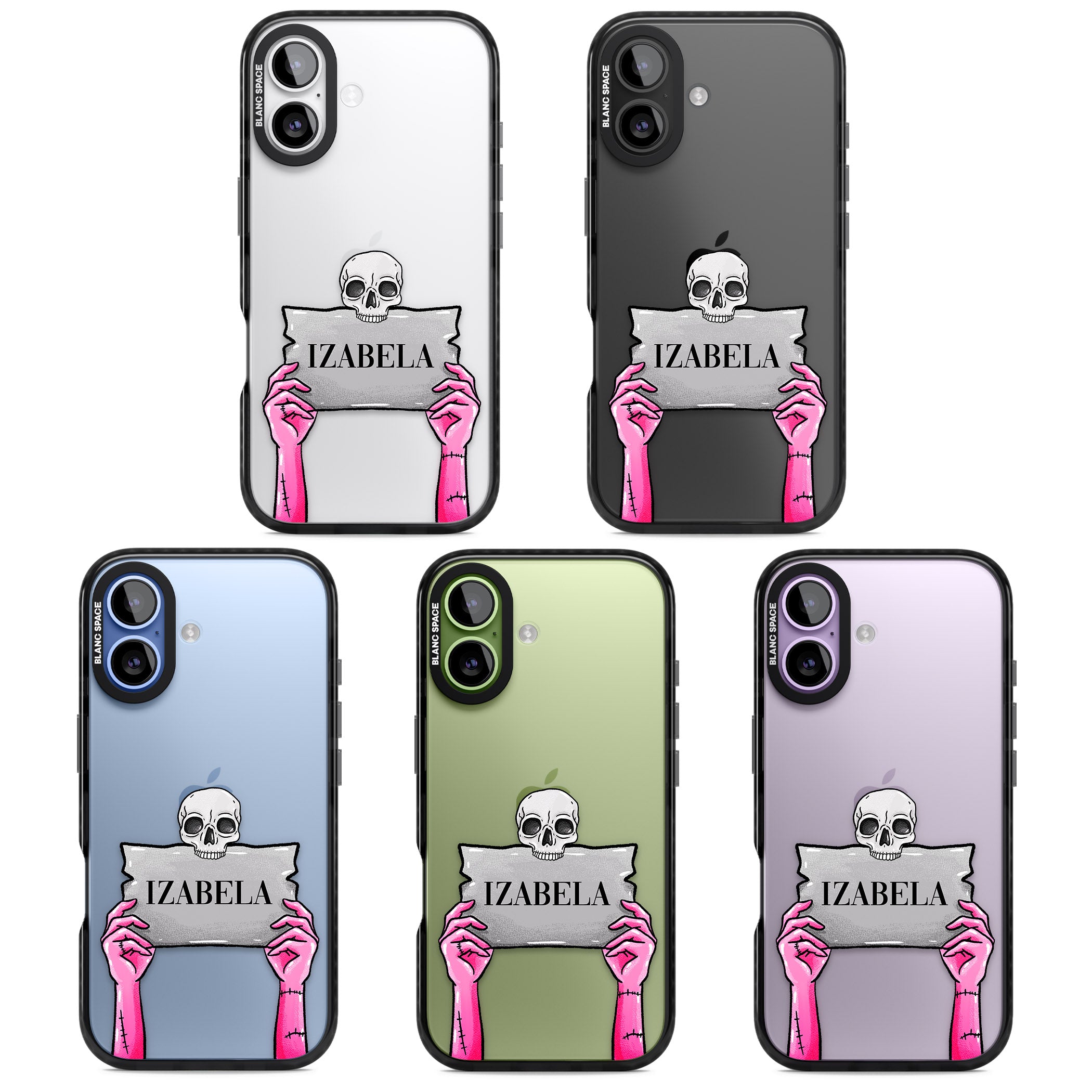 Personalised Grave Plaque iPhone 17 Impact Black Phone Case APT Impact Protection