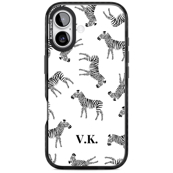 Personalised Monochrome Zebra