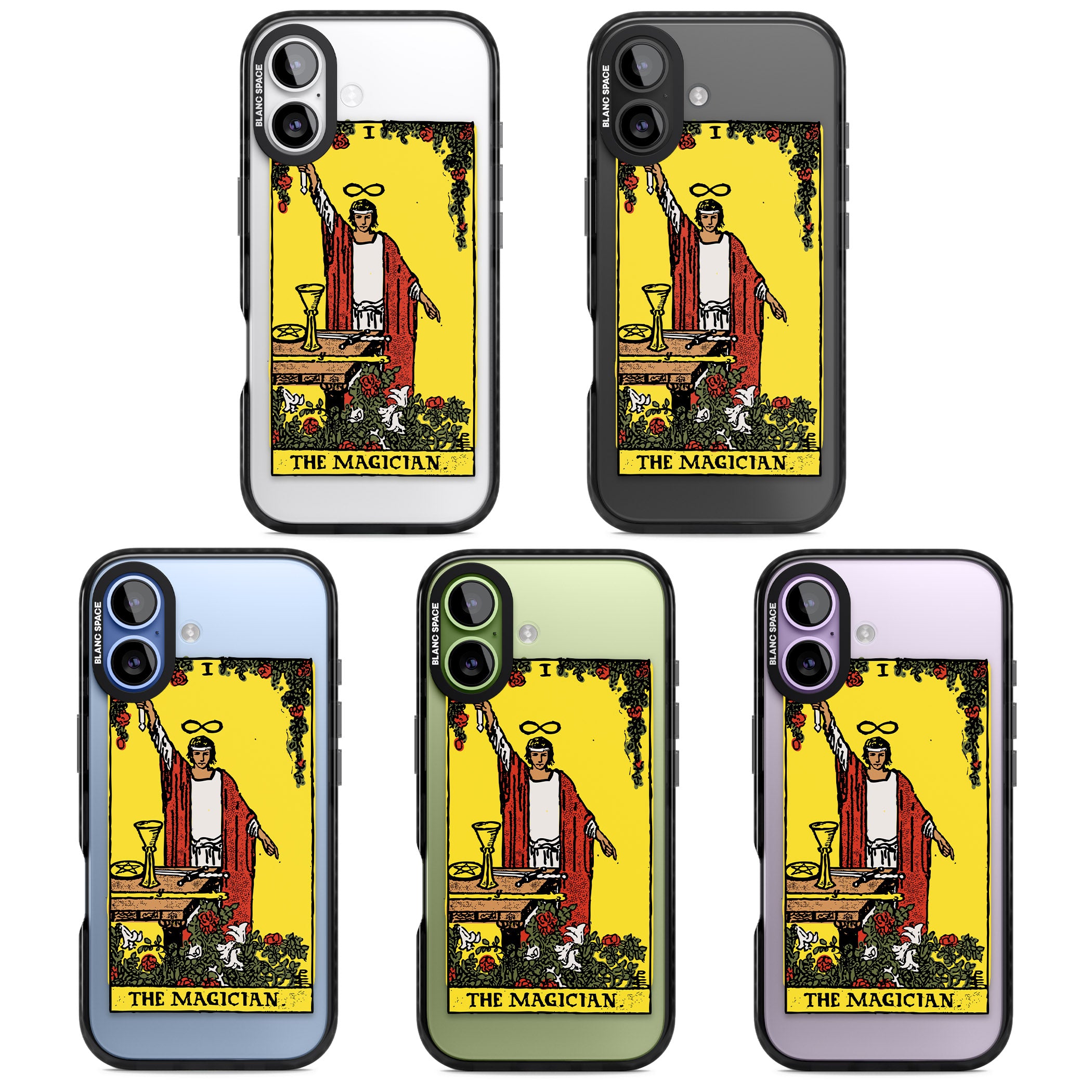 Personalised The Magician Tarot Card (Color) iPhone 17 Impact Black Phone Case APT Impact Protection