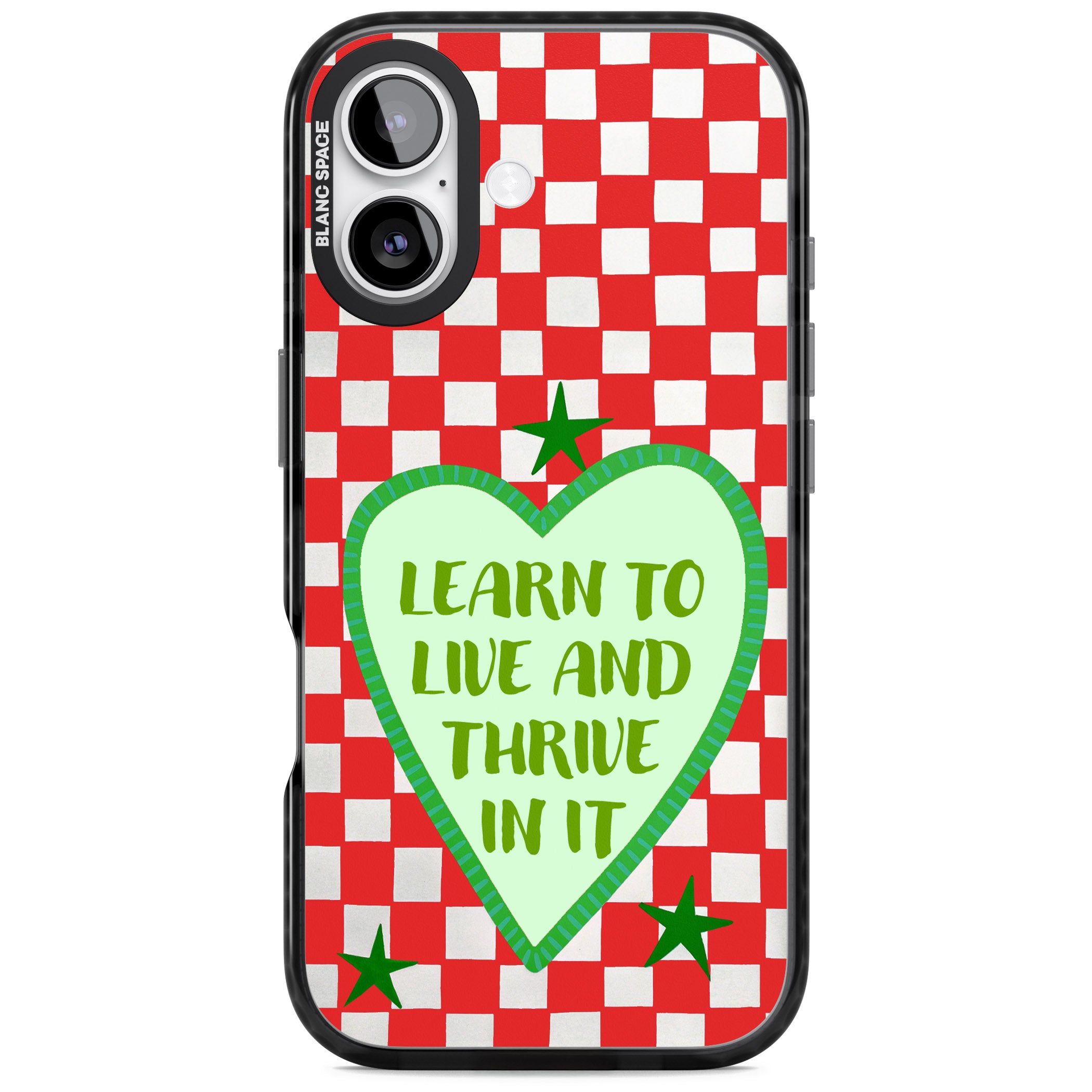 Learn To Live iPhone 17 Impact Black Phone Case