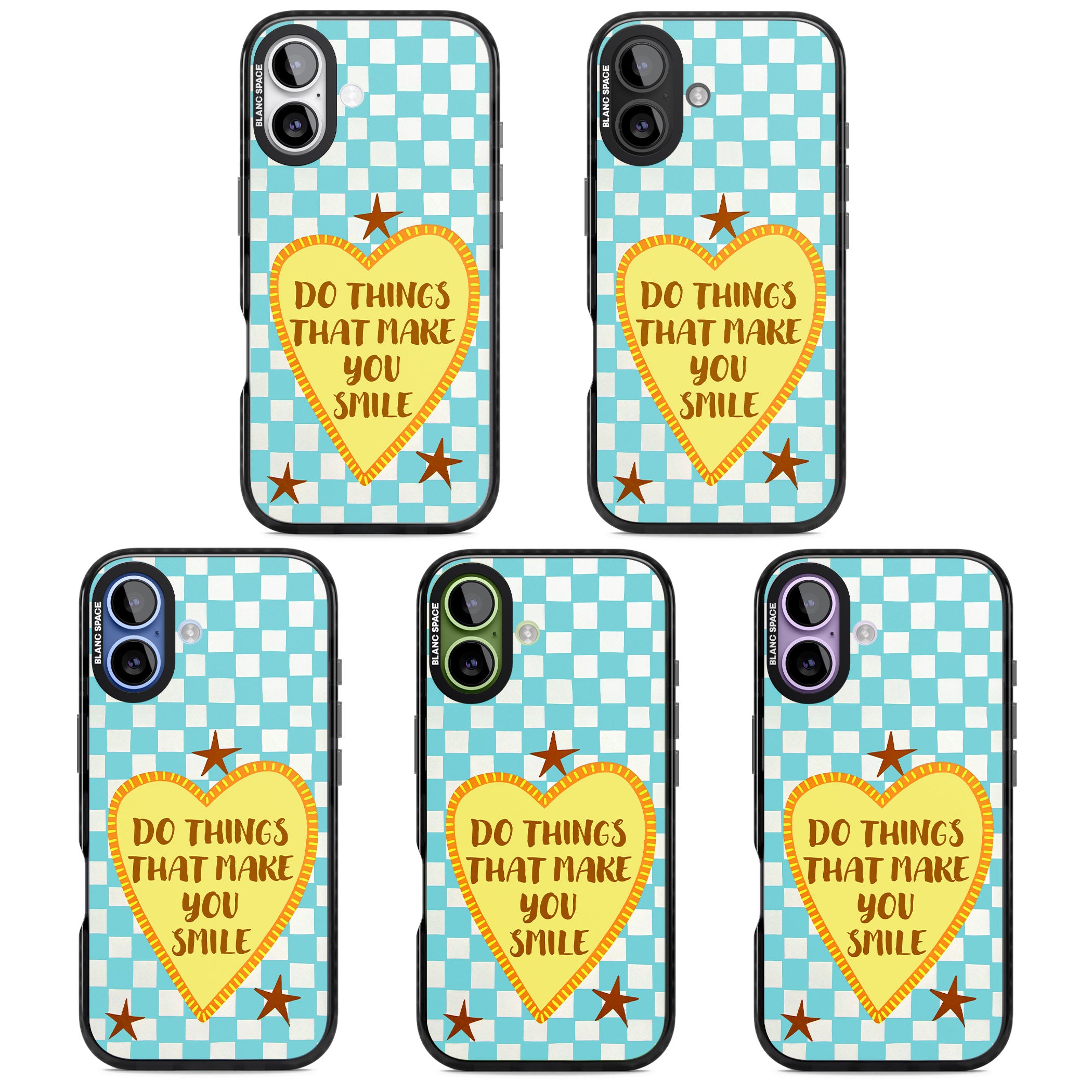 Do Things That Make You Smile iPhone 17 Impact Black Phone Case APT Impact Protection