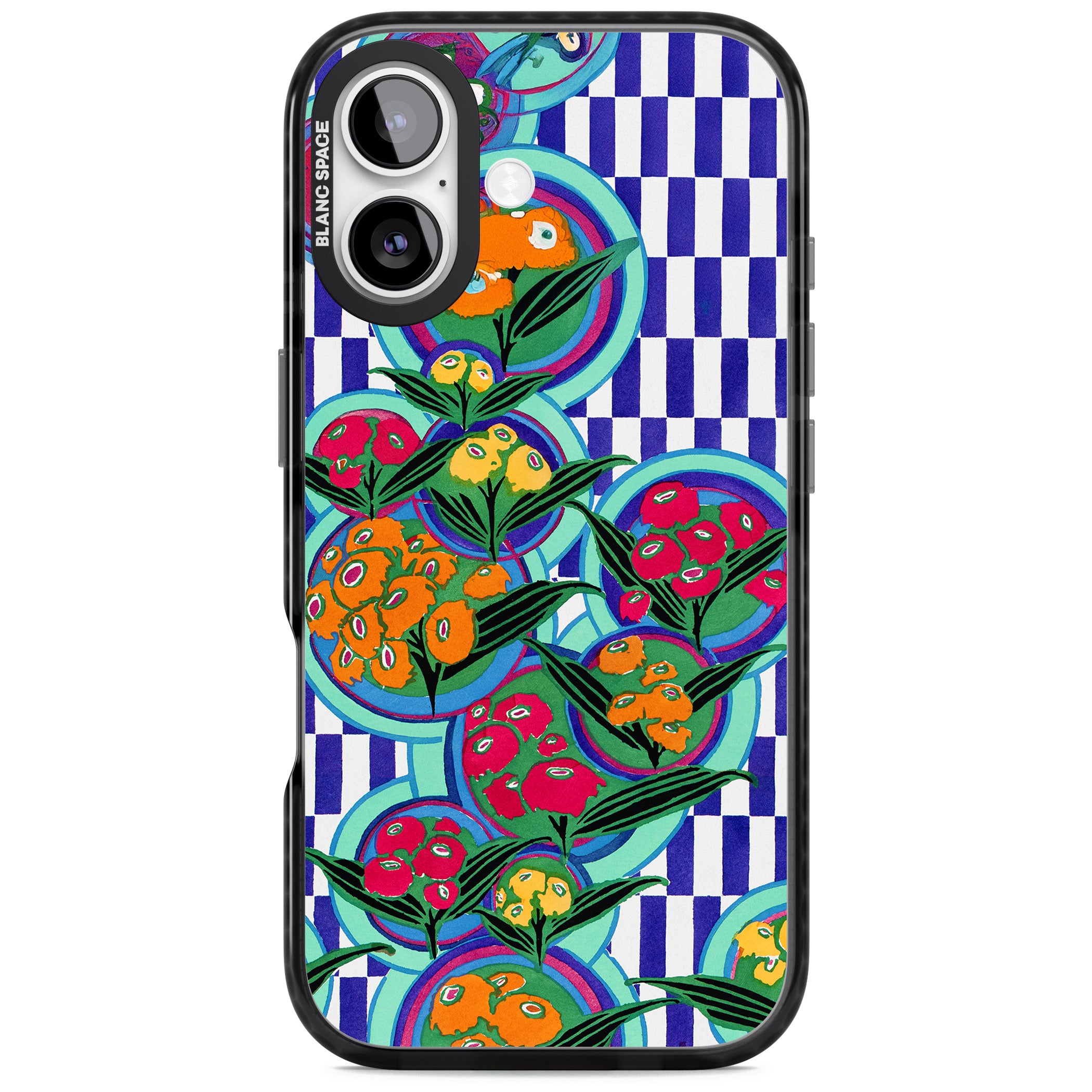 Vintage Fruit Plates iPhone 17 Impact Black Phone Case