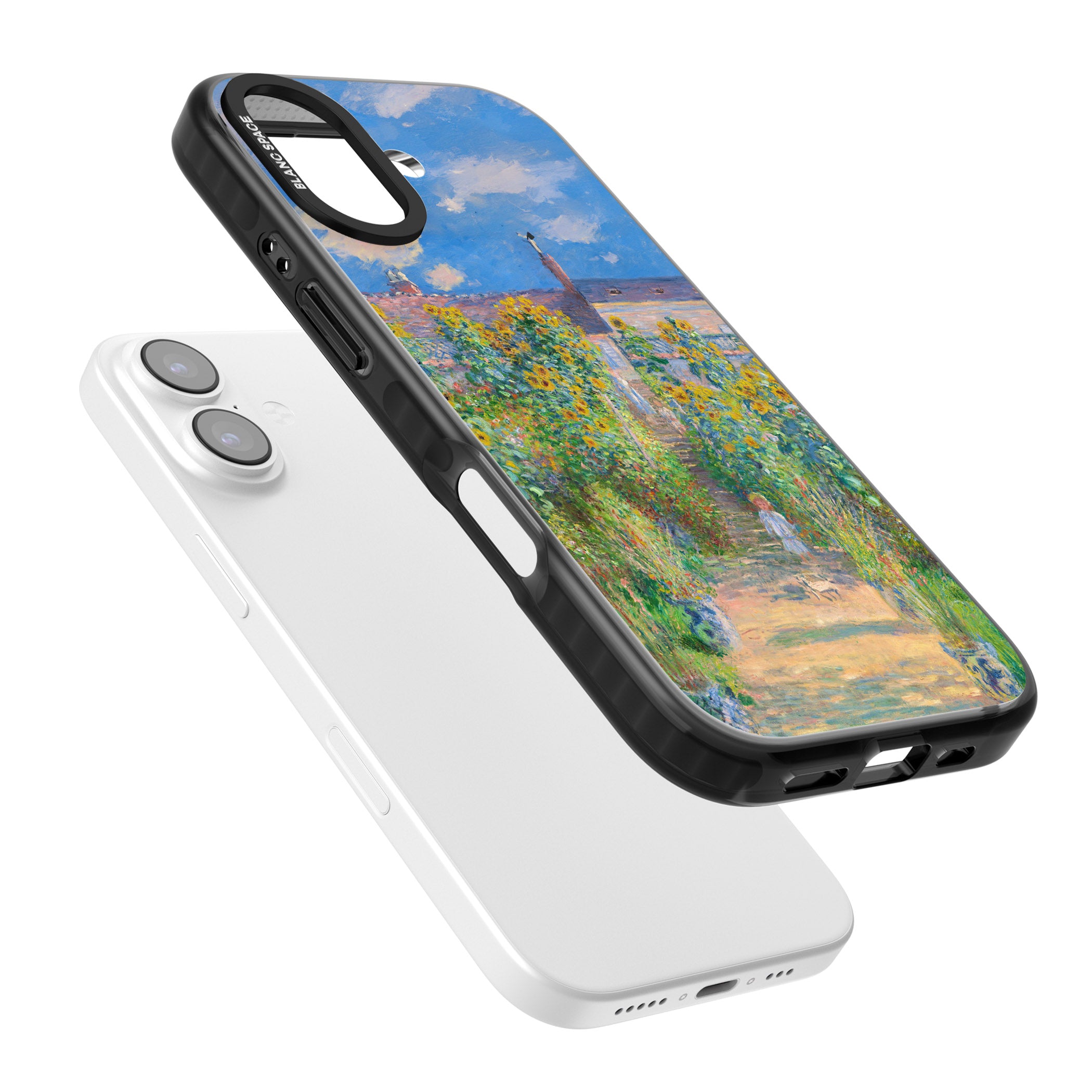 Garden at Vetheuil iPhone 17 Impact Black Phone Case Colours