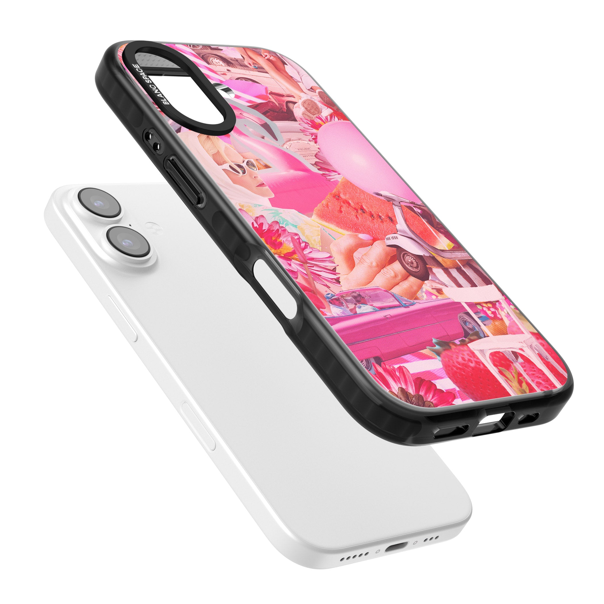 Retro Pink Glamour iPhone 17 Impact Black Phone Case Colours