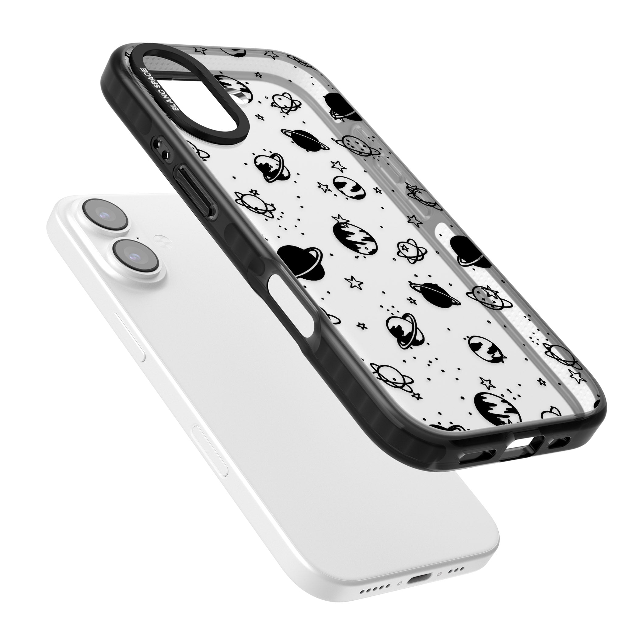 Black Planets iPhone 17 Impact Black Phone Case Colours