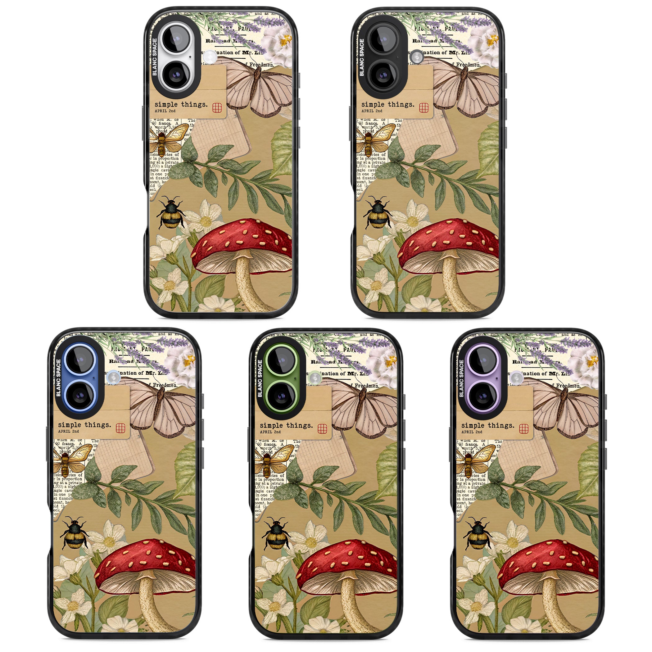 Simple Things iPhone 17 Impact Black Phone Case APT Impact Protection