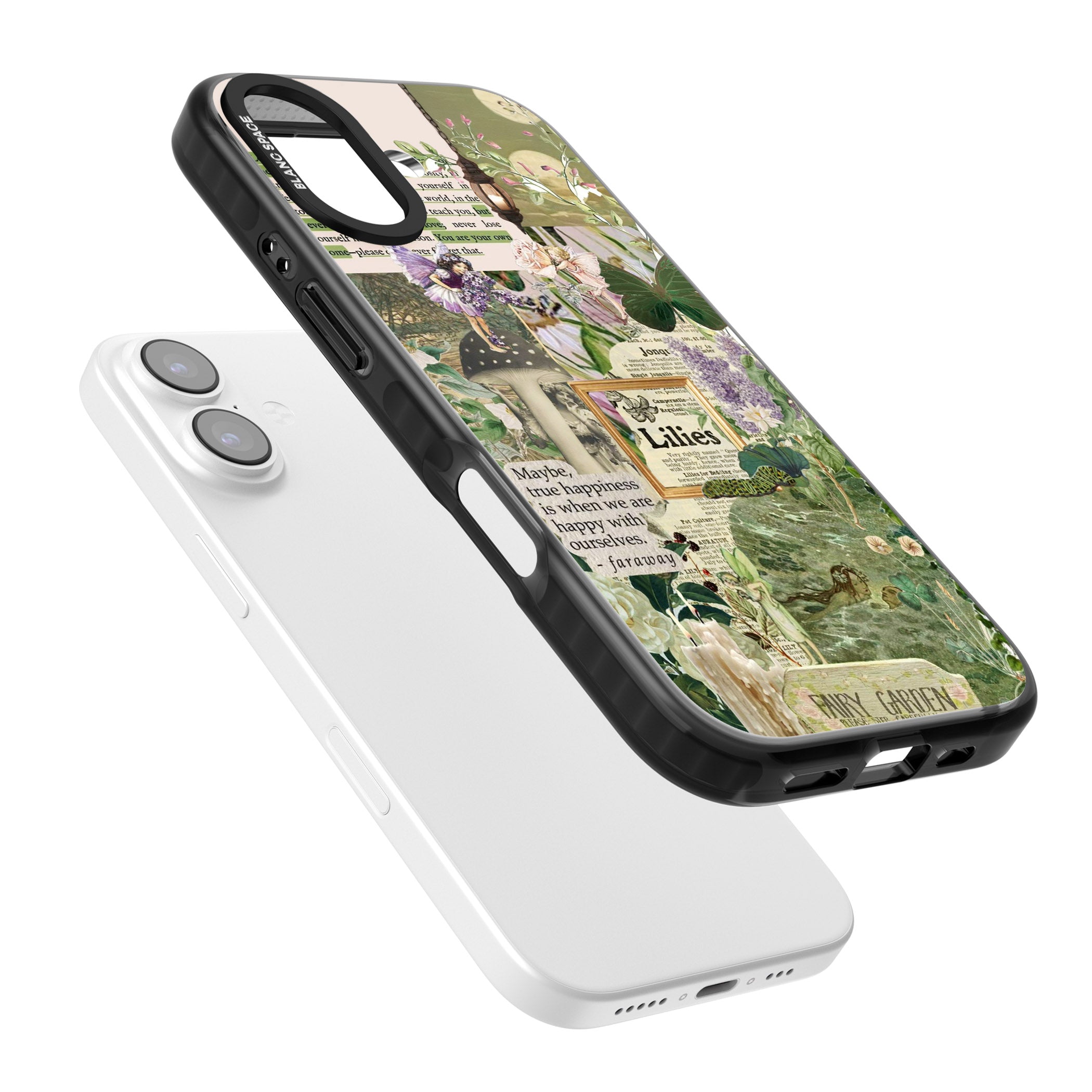 Fairy Garden iPhone 17 Impact Black Phone Case Colours