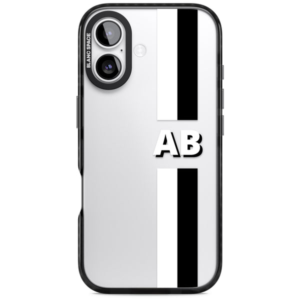 Personalised Bold Two Stripe Name