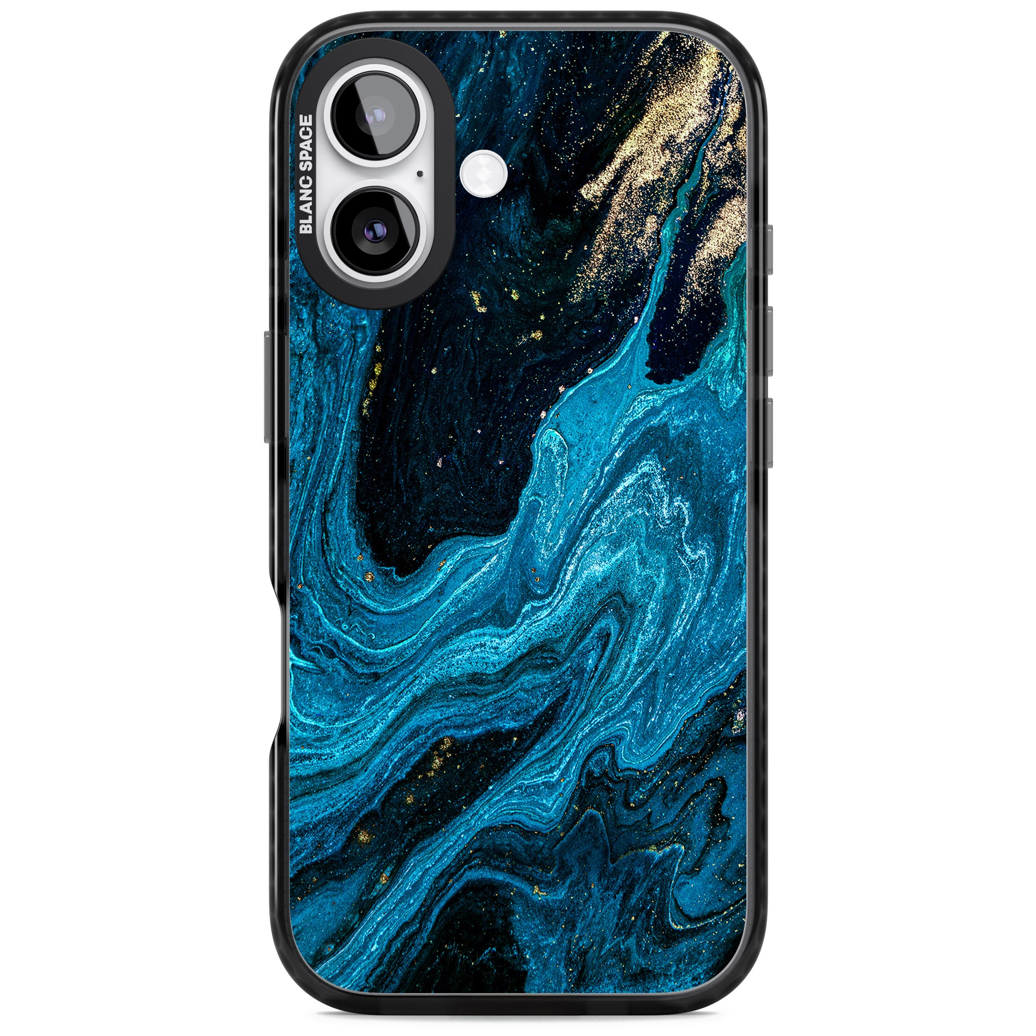 Saphire Lagoon iPhone 17 Impact Black Phone Case