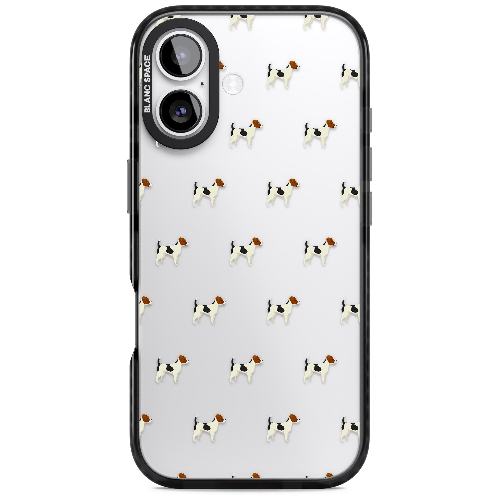 Jack Russell Terrier Pattern iPhone 17 Impact Black Phone Case