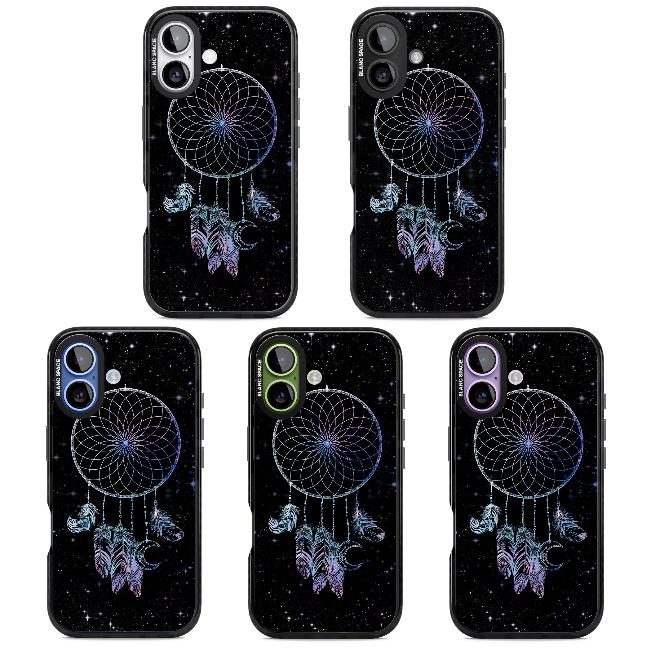 Dreamcatcher Galaxy iPhone 17 Impact Black Phone Case APT Impact Protection