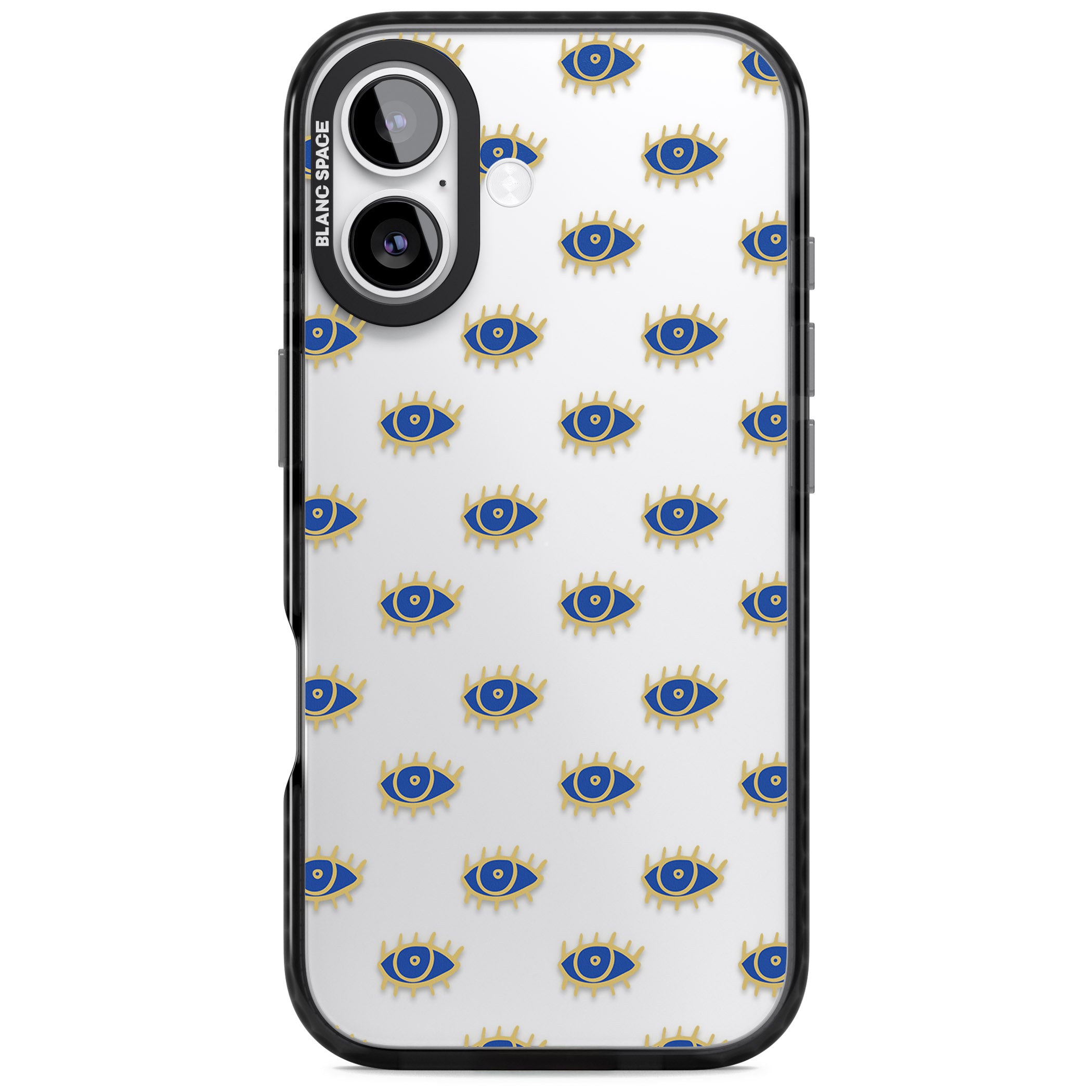 Psychedelic Eyes Pattern Classic iPhone 17 Impact Black Phone Case