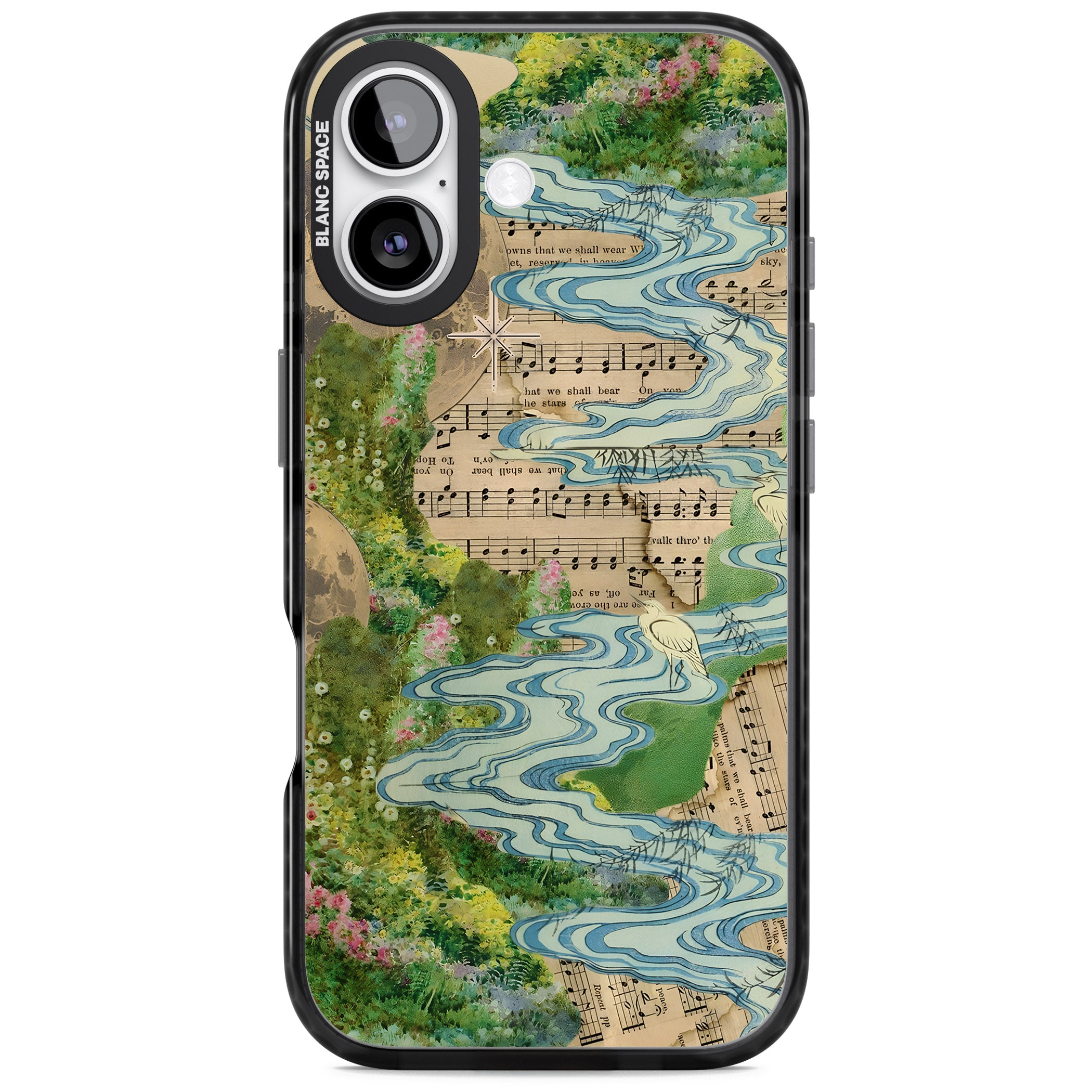 Musical River iPhone 17 Impact Black Phone Case
