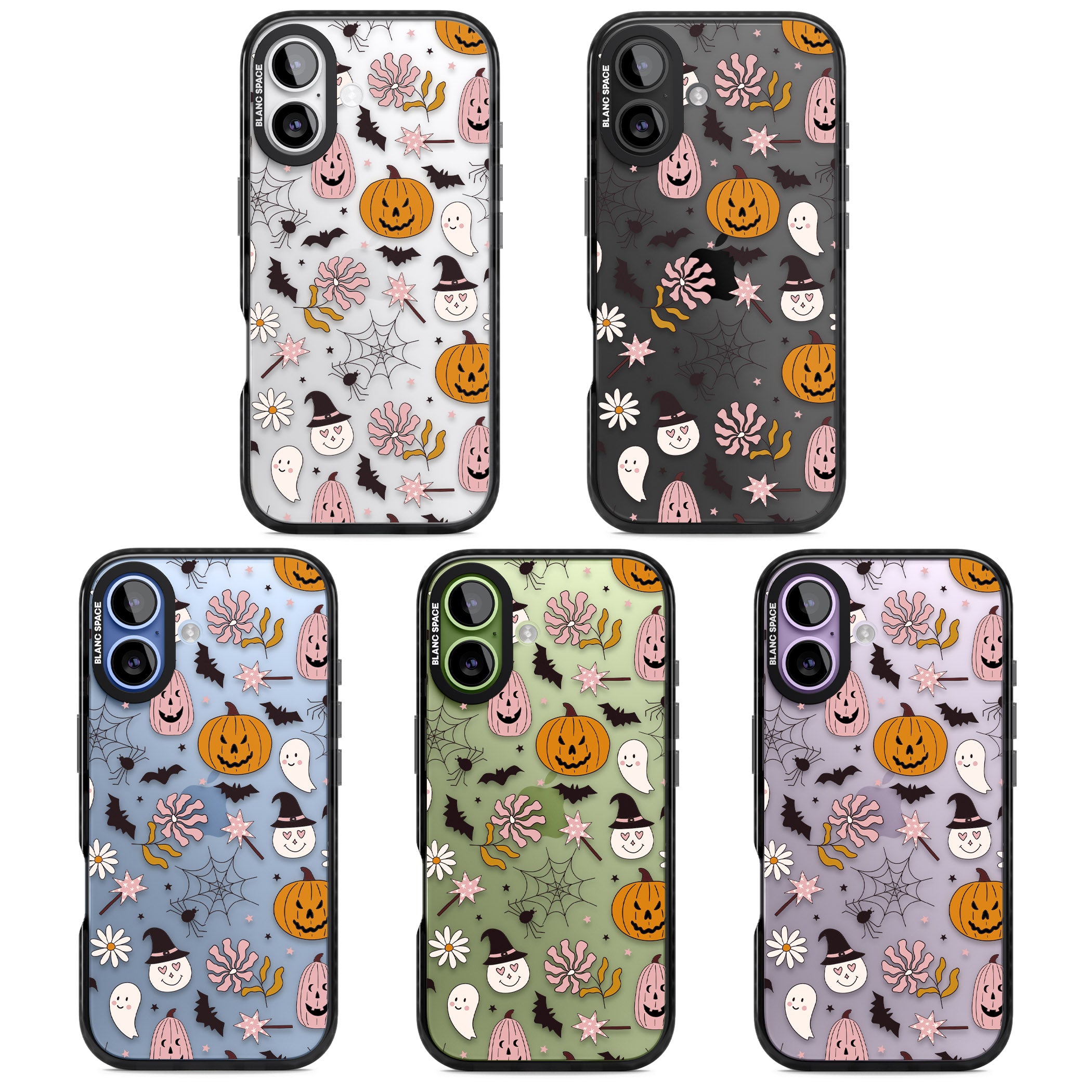 Spooky Mix iPhone 17 Impact Black Phone Case APT Impact Protection