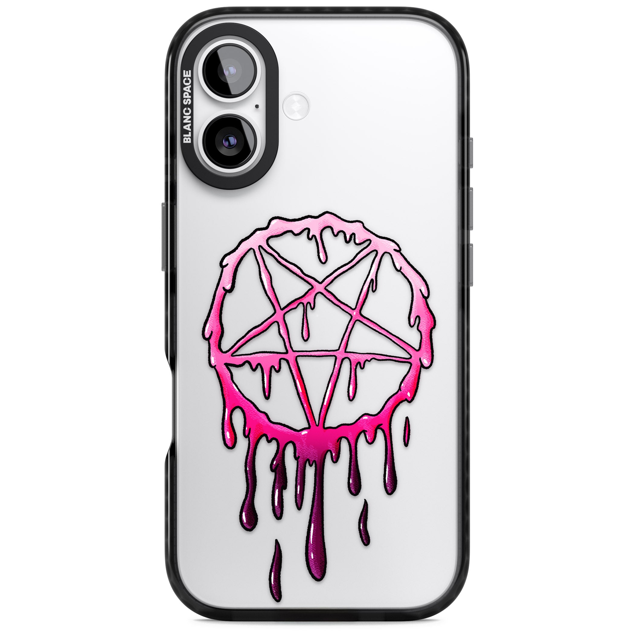Pentagram Of Blood iPhone 17 Impact Black Phone Case
