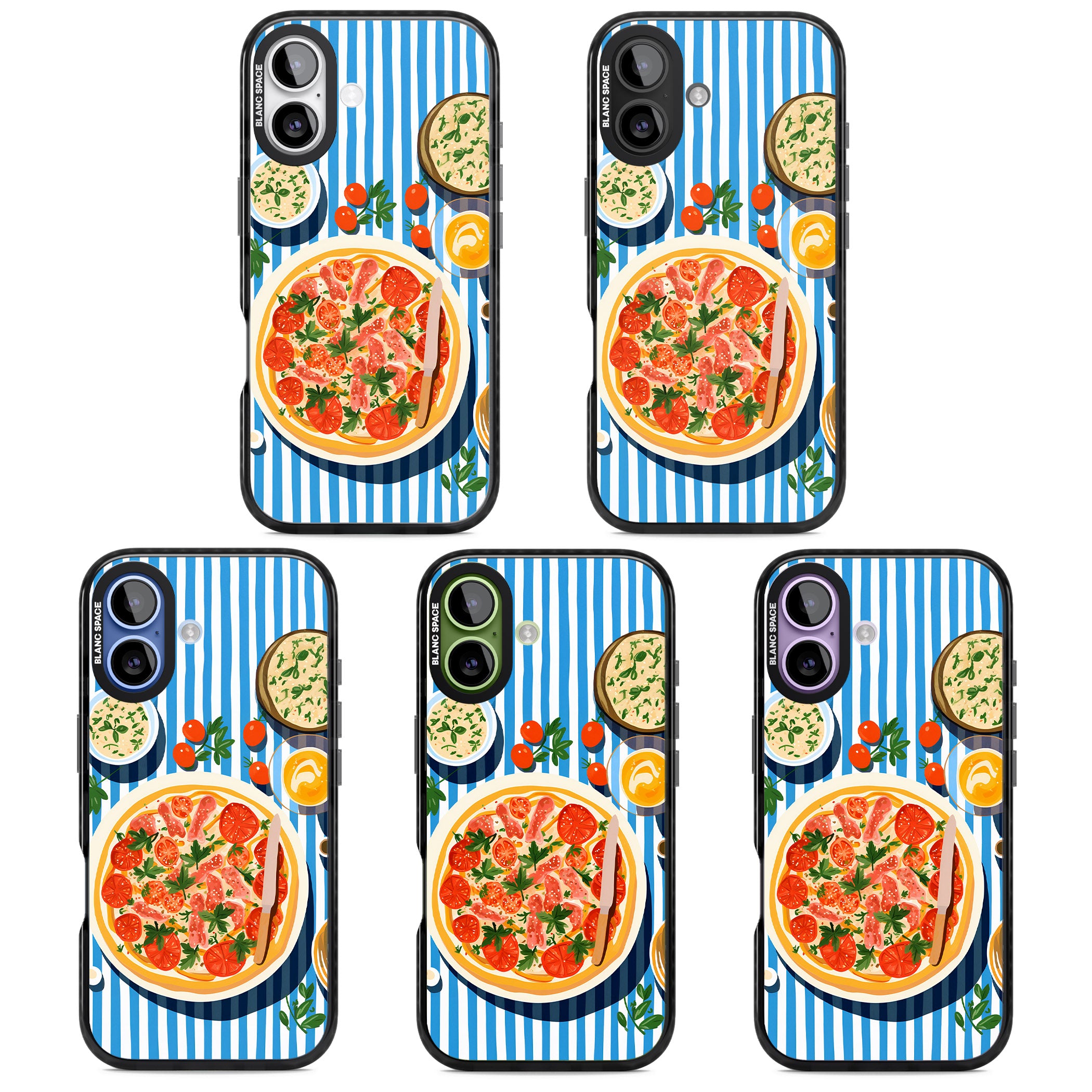 Italian Platter iPhone 17 Impact Black Phone Case APT Impact Protection