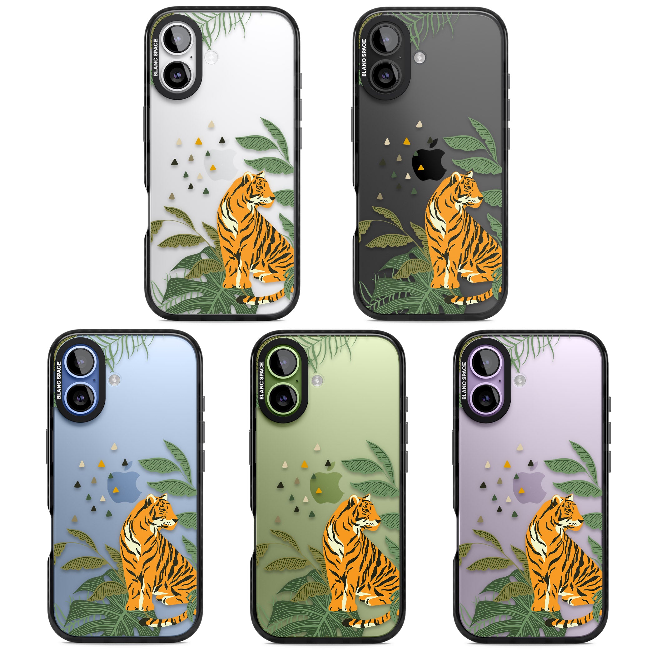Tiger Jungle iPhone 17 Impact Black Phone Case APT Impact Protection