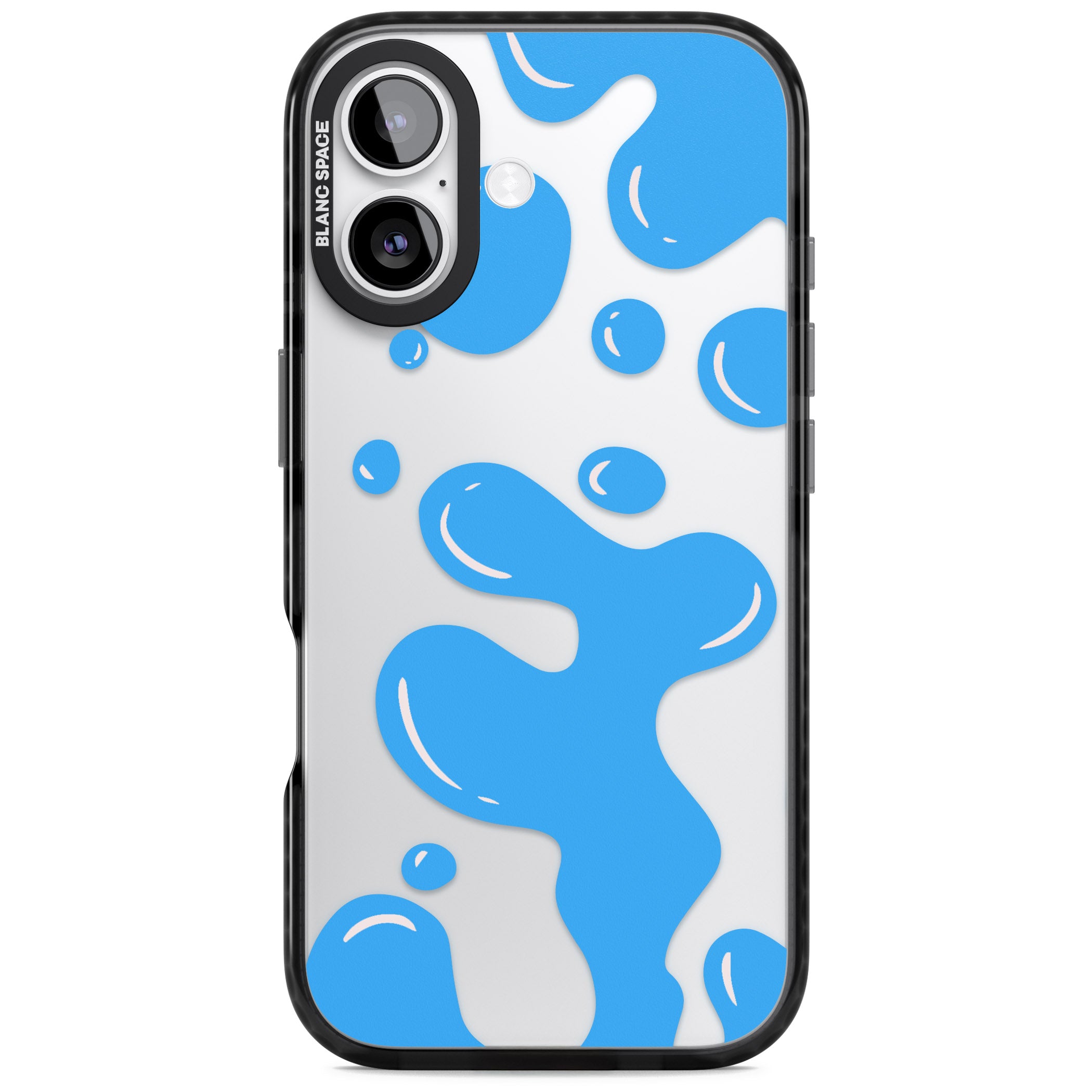 Blue Lava Lamp iPhone 17 Impact Black Phone Case
