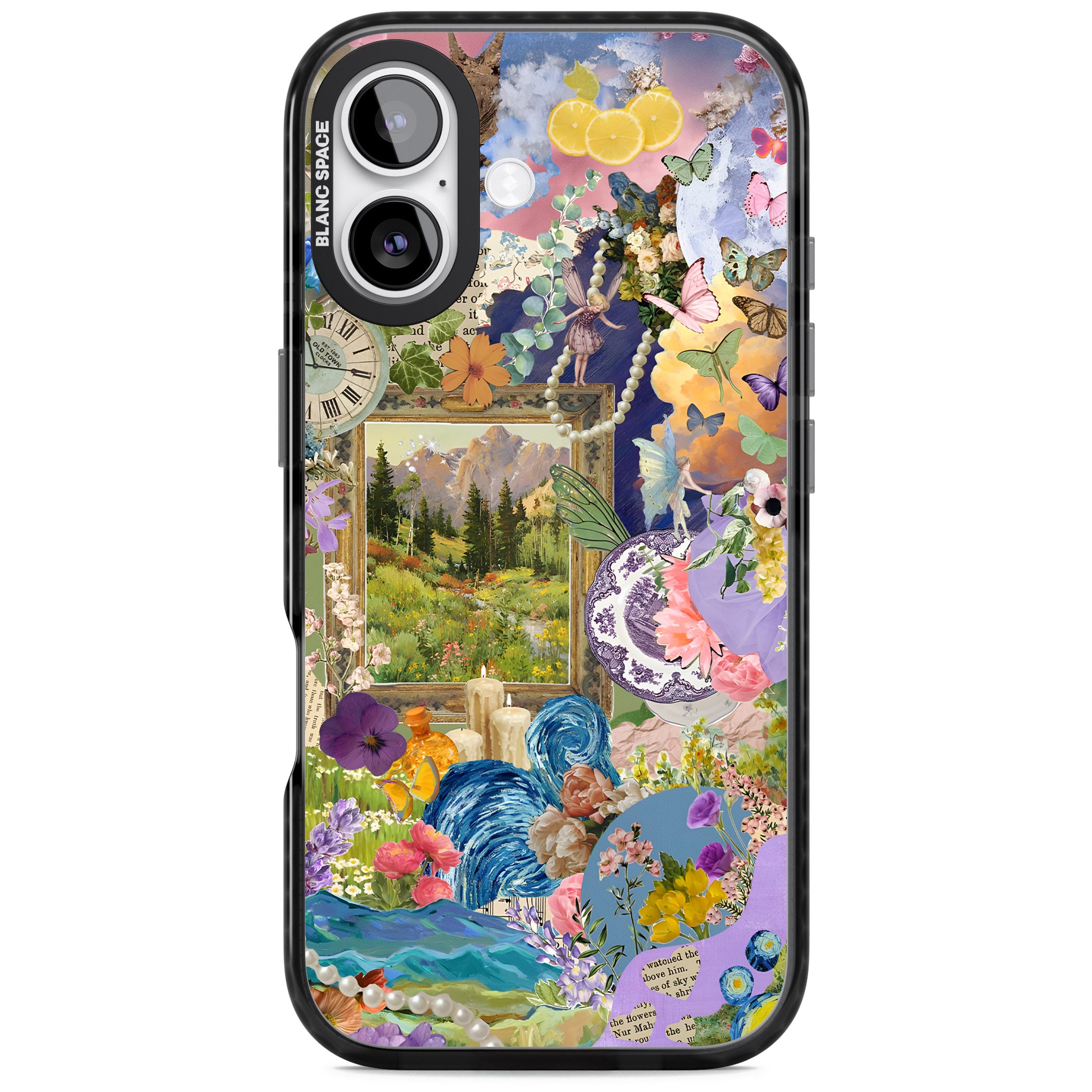 Vibrant Whimsy Collage iPhone 17 Impact Pro Black Phone Case
