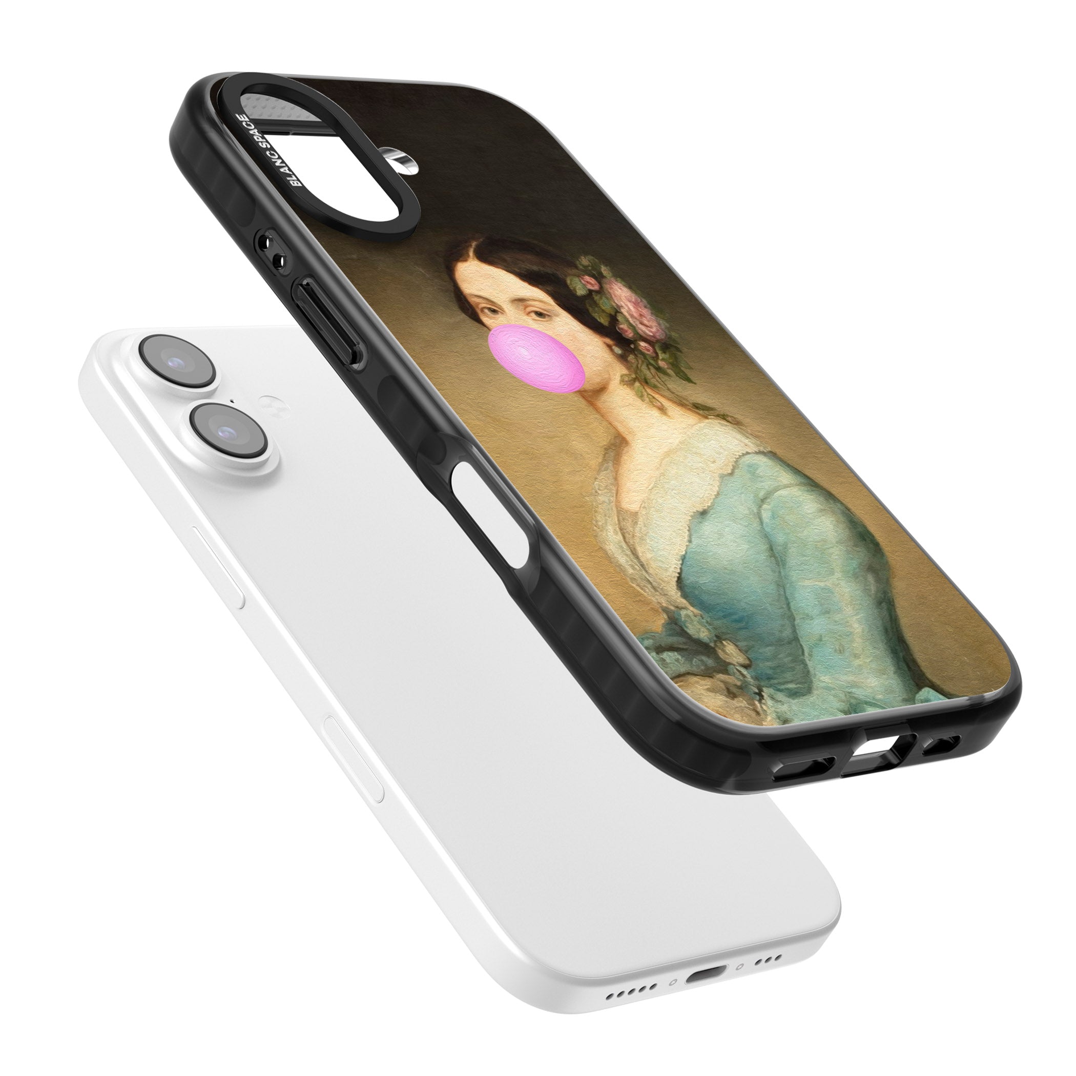 Bubblegum Renaissance iPhone 17 Impact Pro Black Phone Case Colours