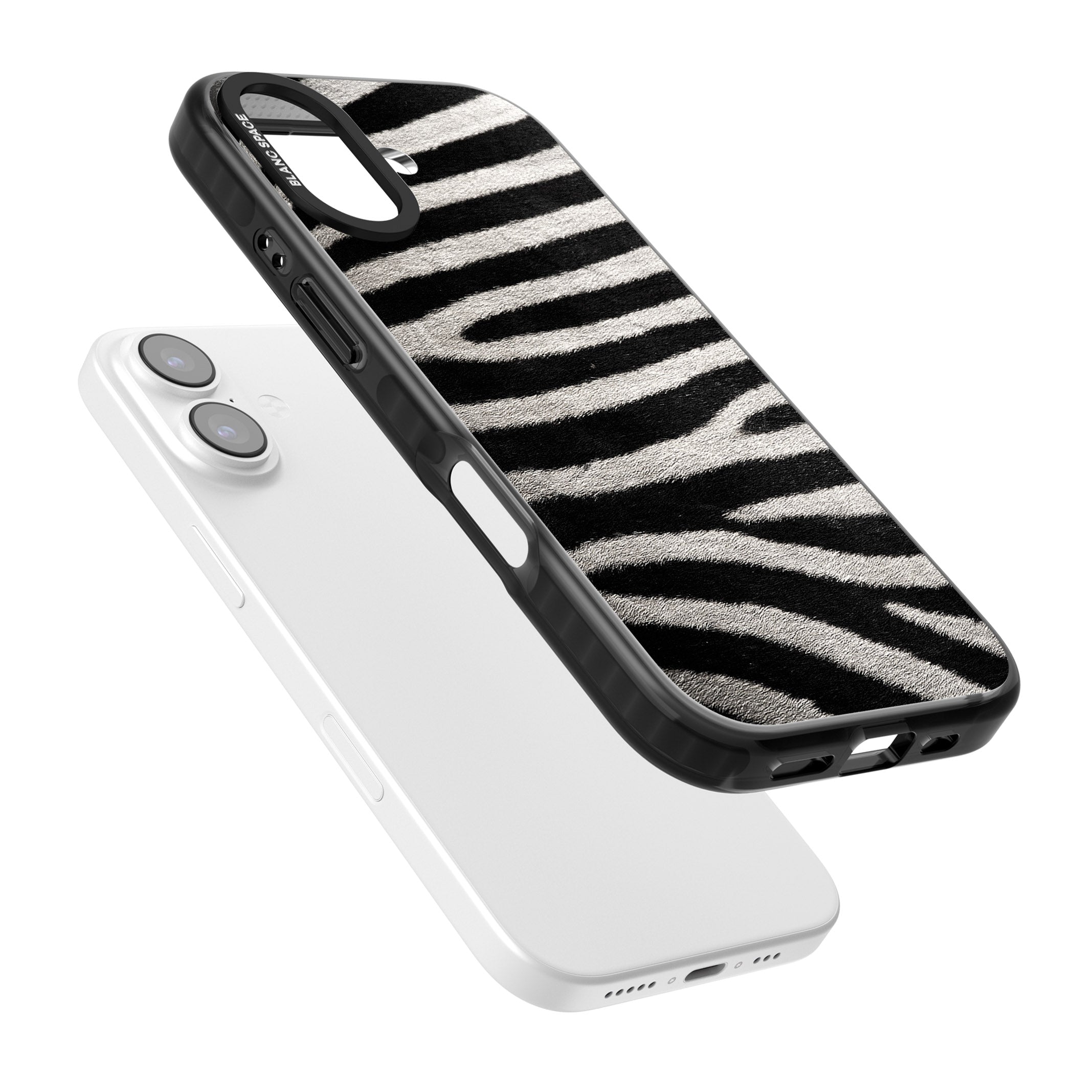 Zebra Print iPhone 17 Impact Pro Black Phone Case Colours