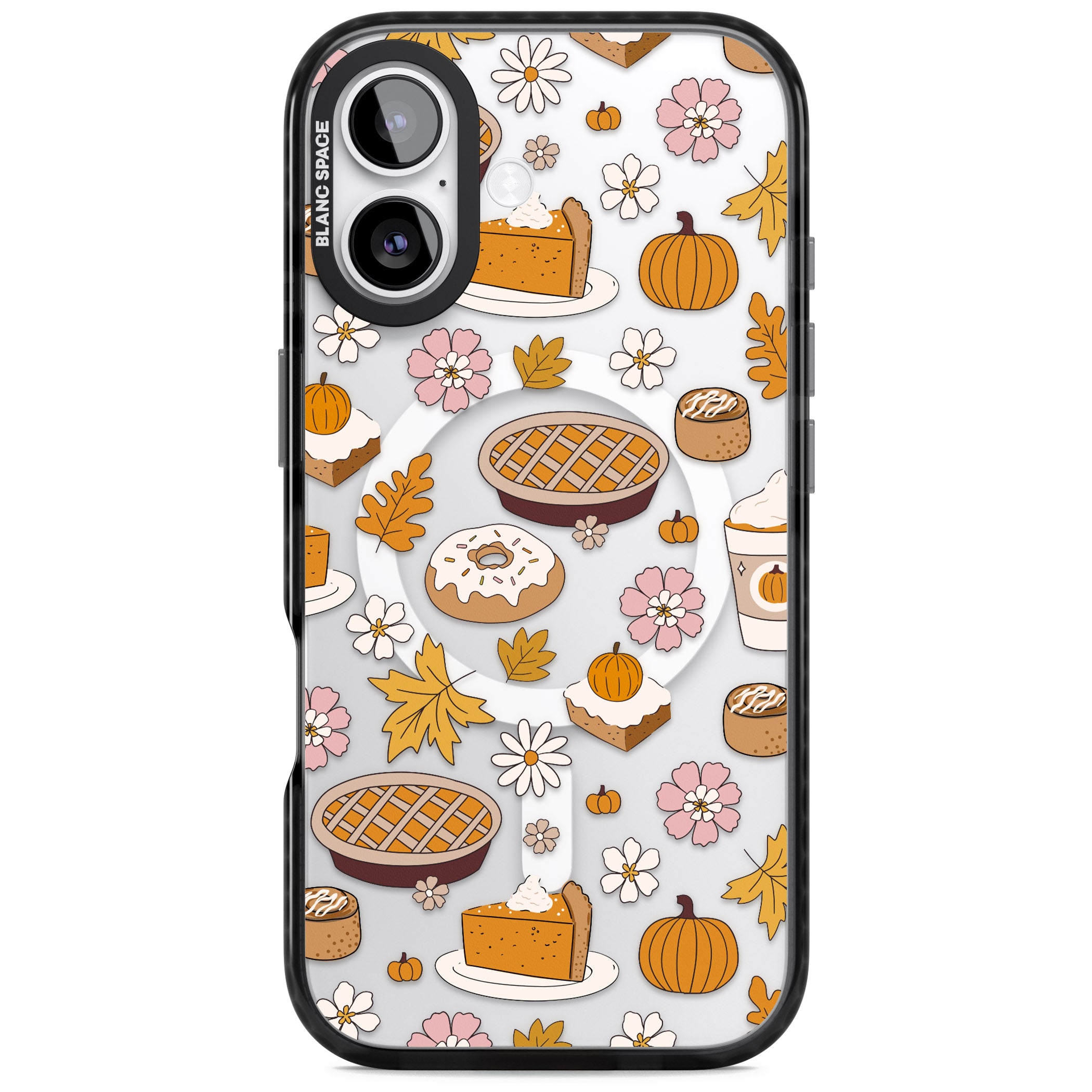 Pumpkin Pie Autumn Treats iPhone 17 Impact Pro Black Phone Case