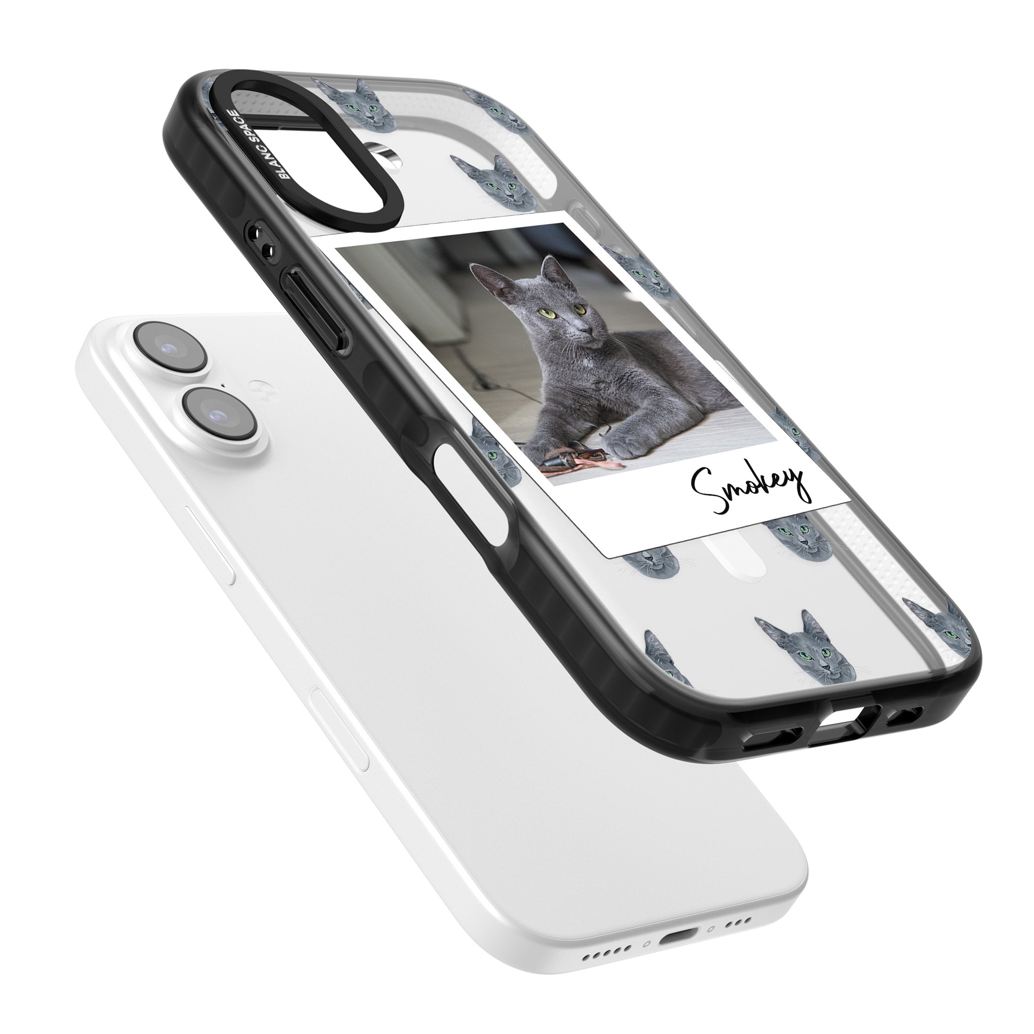 Personalised Korat Cat Photo iPhone 17 Impact Pro Black Phone Case Colours