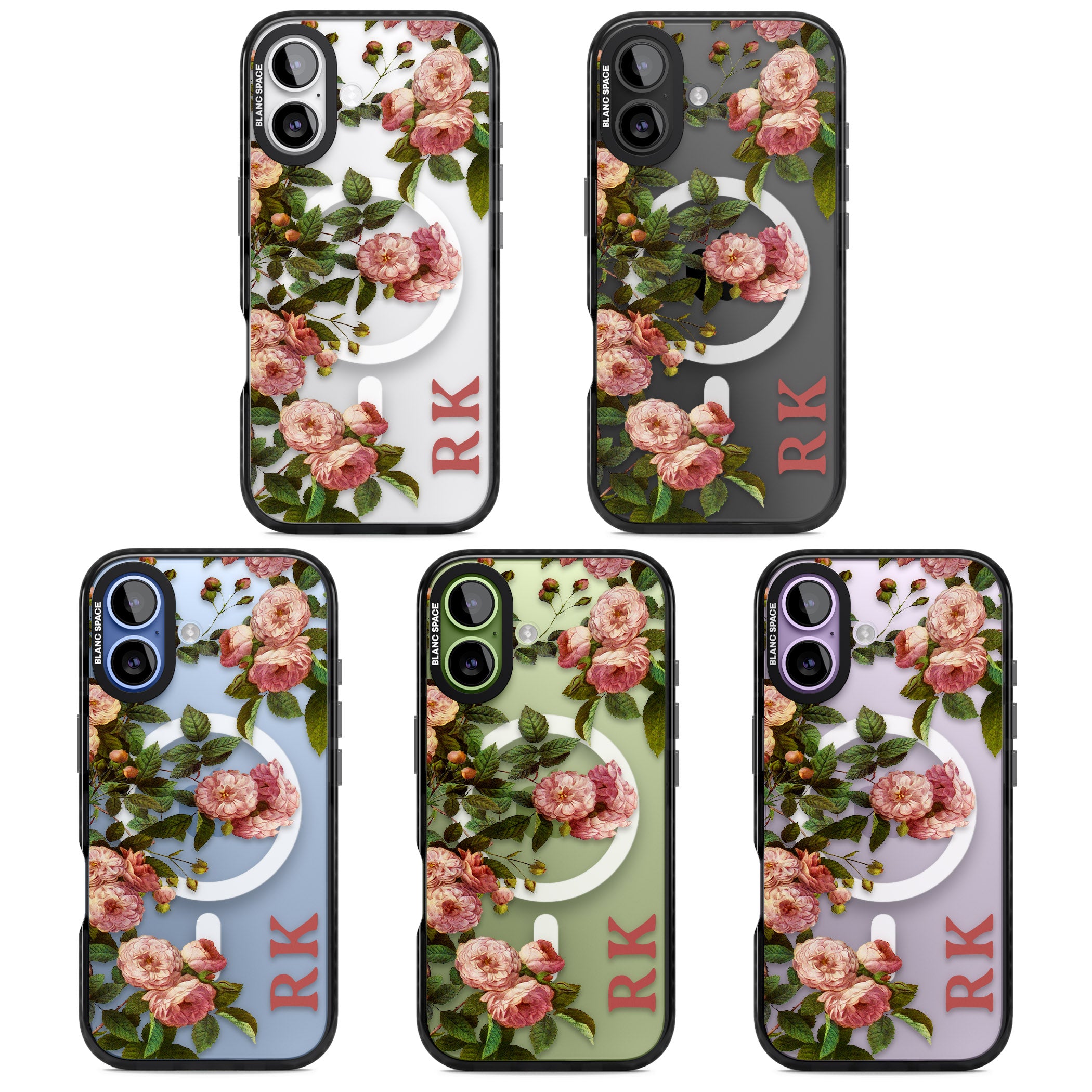 Personalised Vintage Floral Garden iPhone 17 Impact Pro Black Phone Case APT Impact Protection