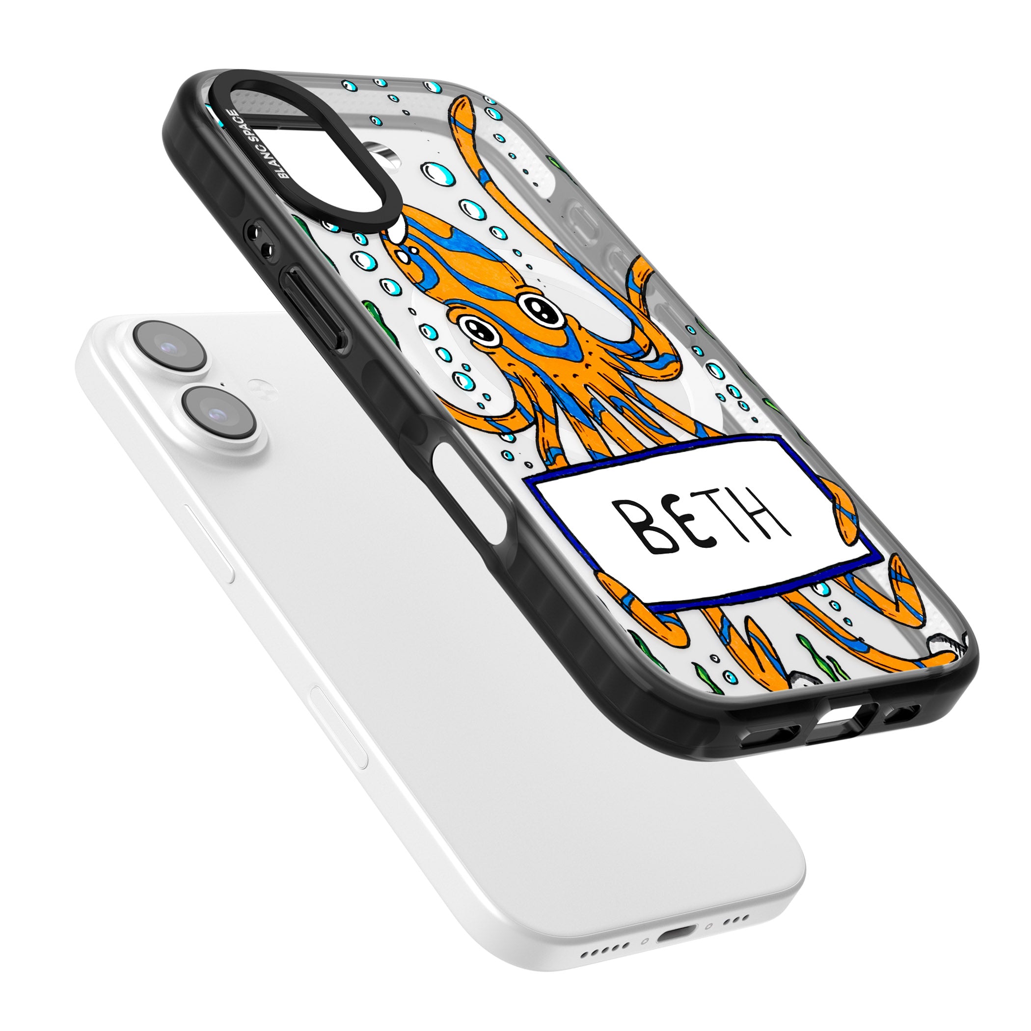 Personalised Octo iPhone 17 Impact Pro Black Phone Case Colours