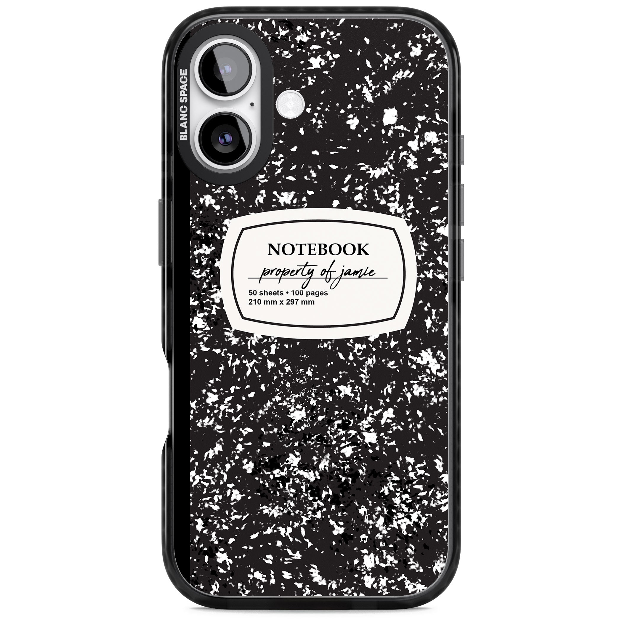 Personalised Classic Composition iPhone 17 Impact Pro Black Phone Case