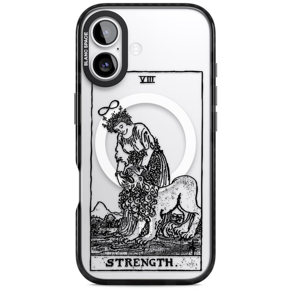 Personalised Strength Tarot Card (Clear)