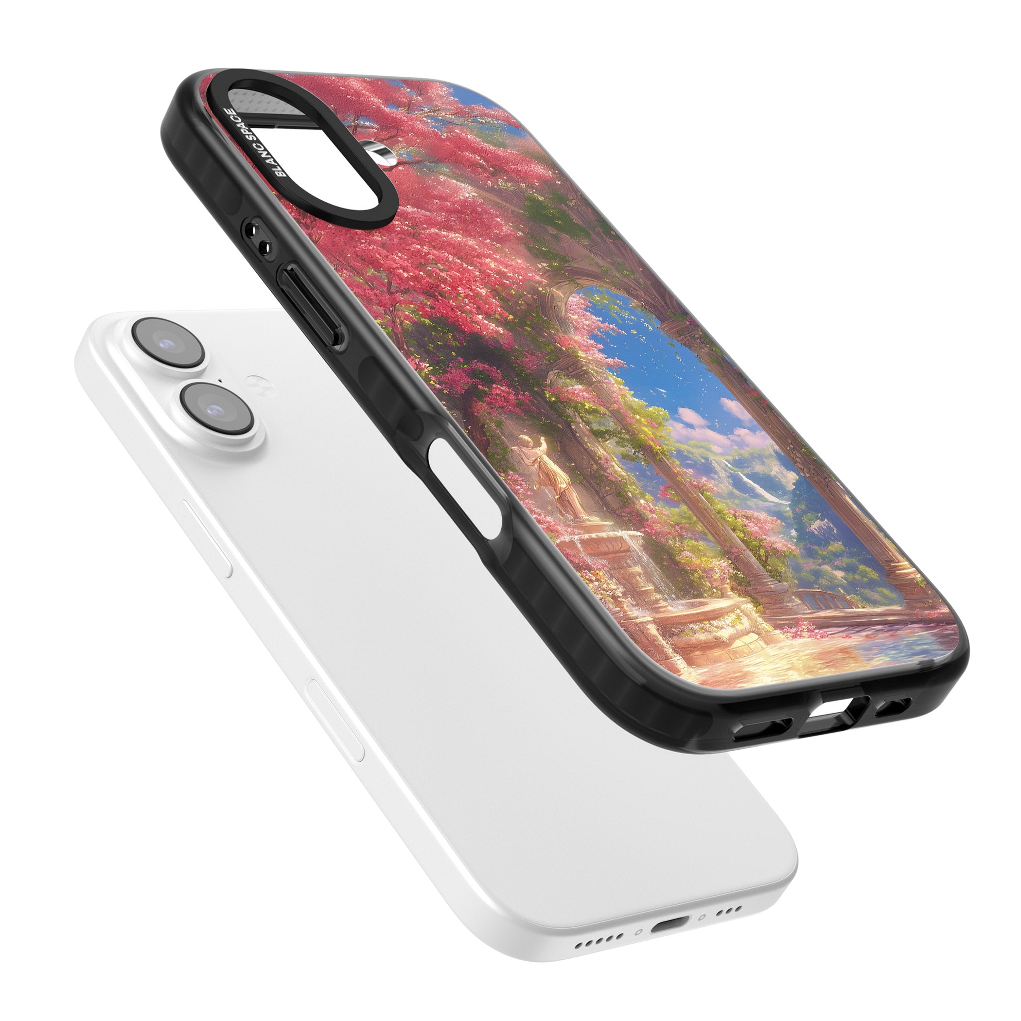 Castle Blossom iPhone 17 Impact Pro Black Phone Case Colours